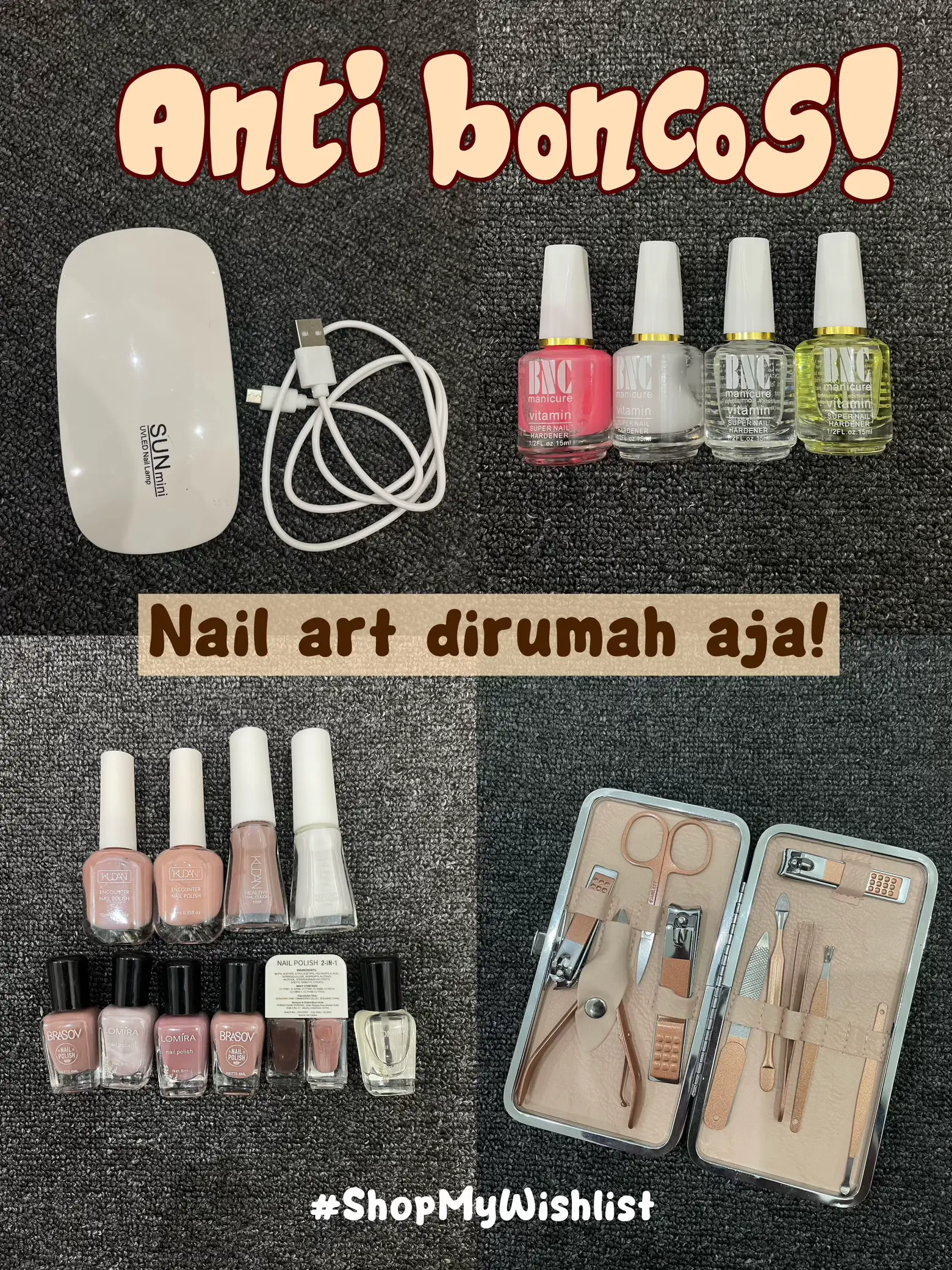 Anti bingung beli perlengkapan nail art dirumah💅 Galeri diposting
