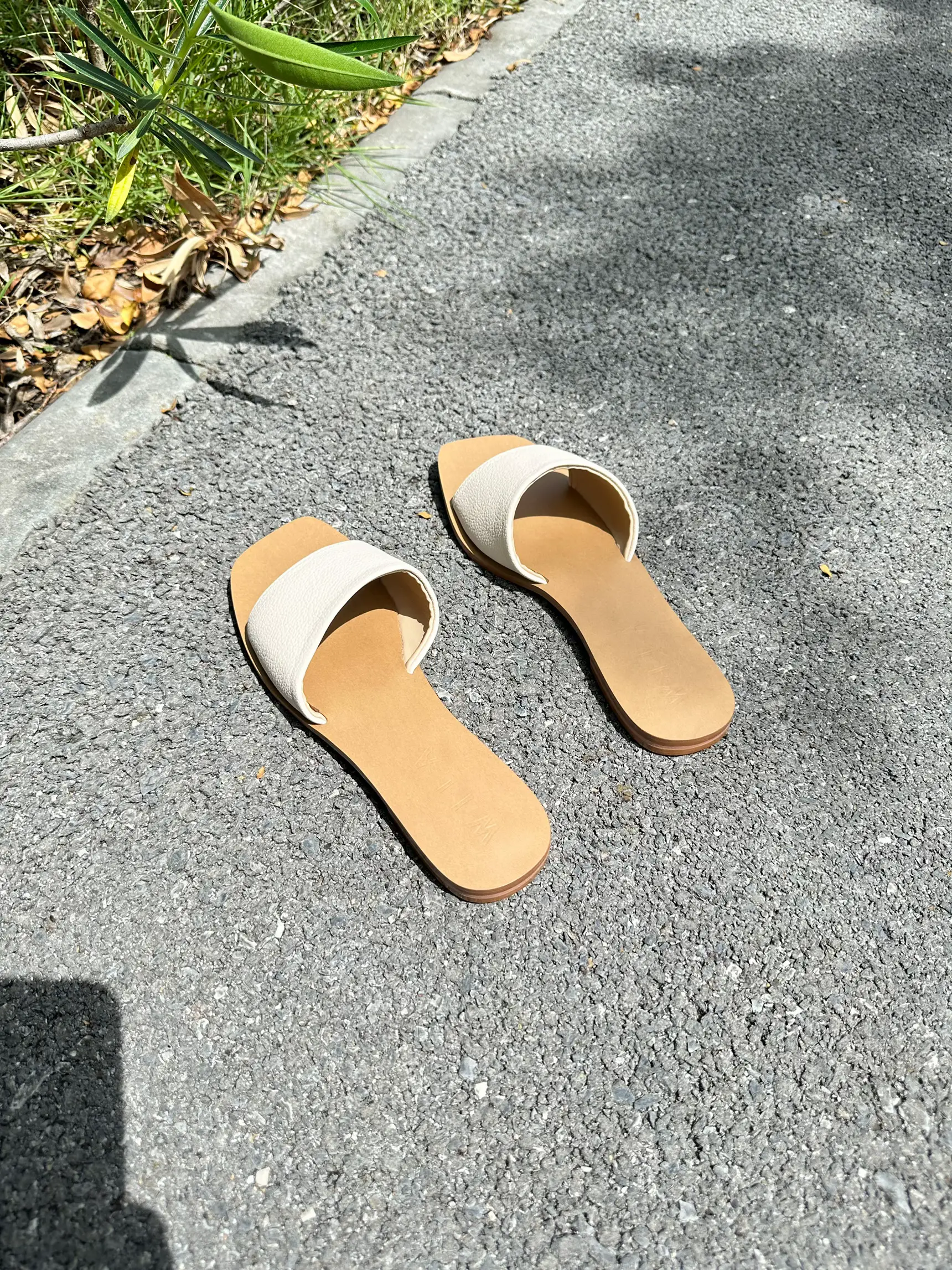 Mere flat slide on sale sandal