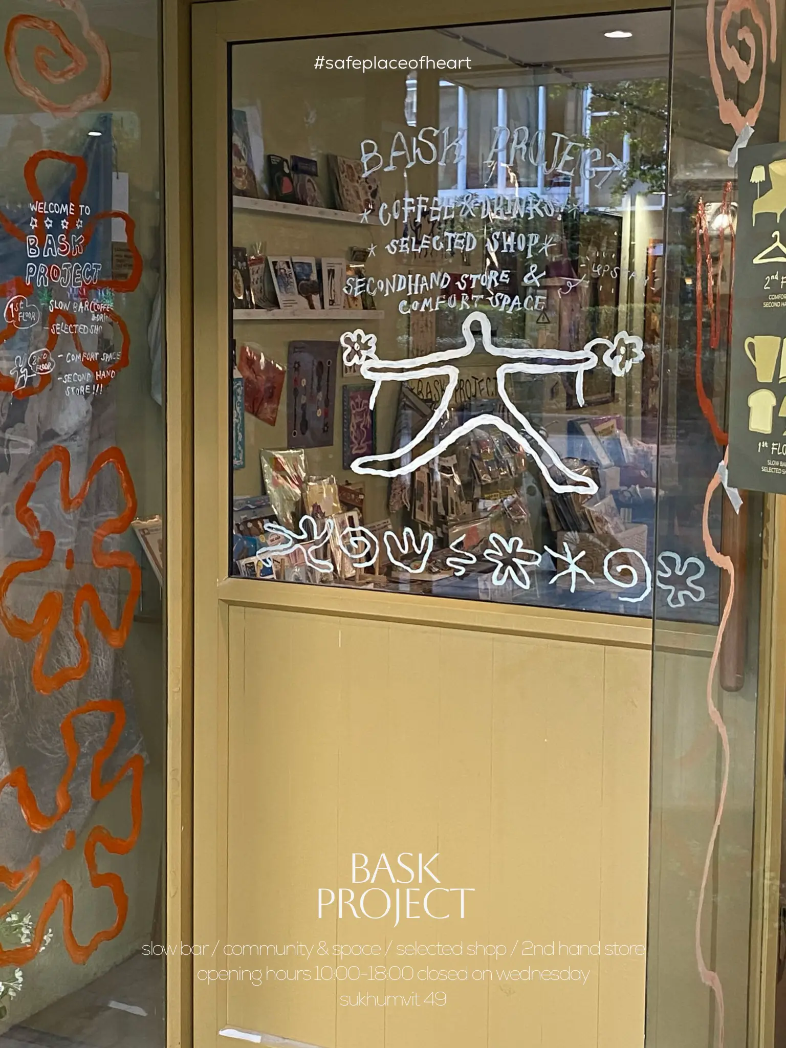 @baskproject — คาเฟ่และคอมมูนิตี้สายอาร์ตใจกลางสุขุมวิท 🪟⭐️ | แกลเลอรี ...