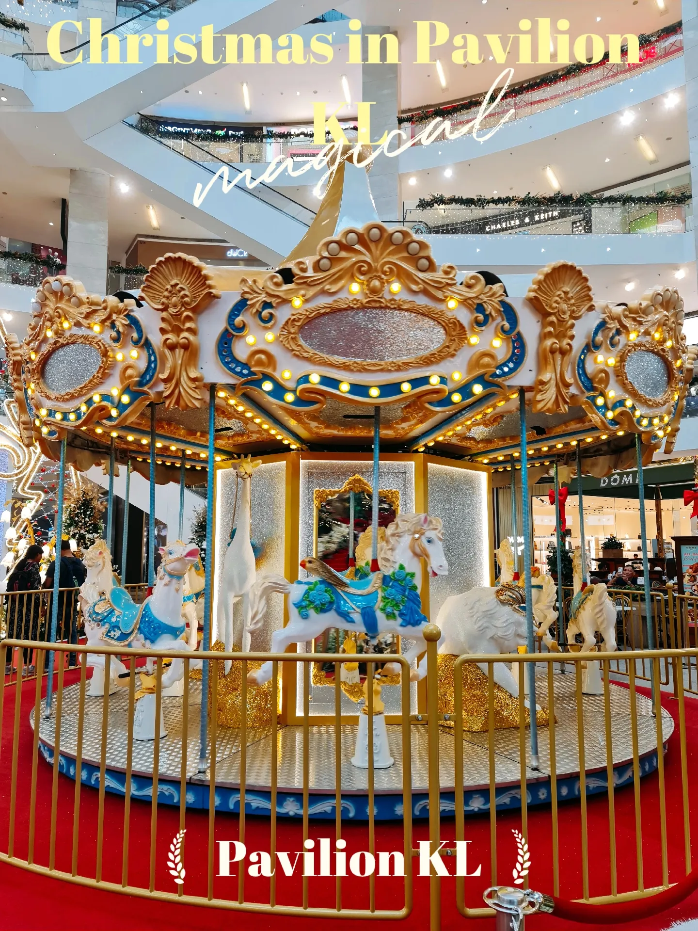 Christmas in Pavilion KL + Gong Cha 🎄🧋🎠⛄ | Galeri disiarkan oleh Misa ʕ ...