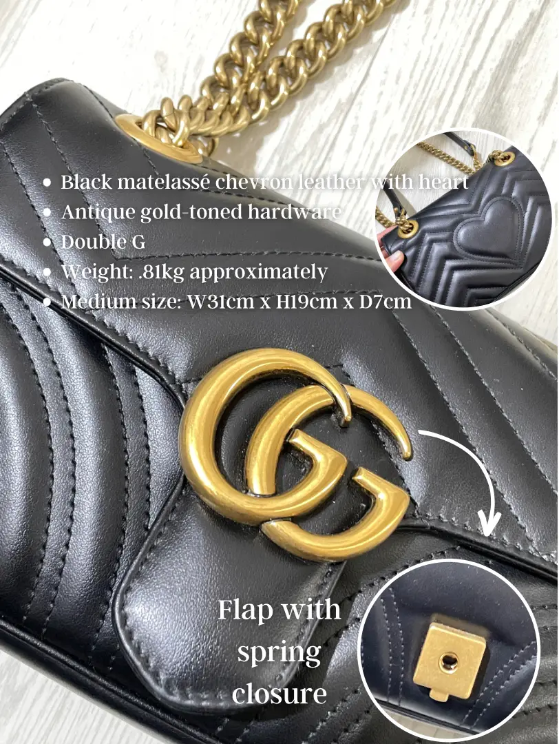REAL vs FAKE GUCCI MARMONT BAG  VERY DETAILED COMPARISON - MUST WATCH! 