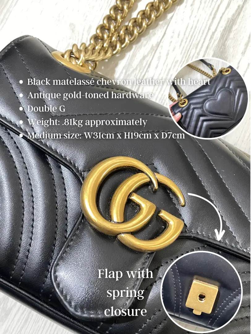 REAL vs FAKE GUCCI MARMONT BAG  VERY DETAILED COMPARISON - MUST