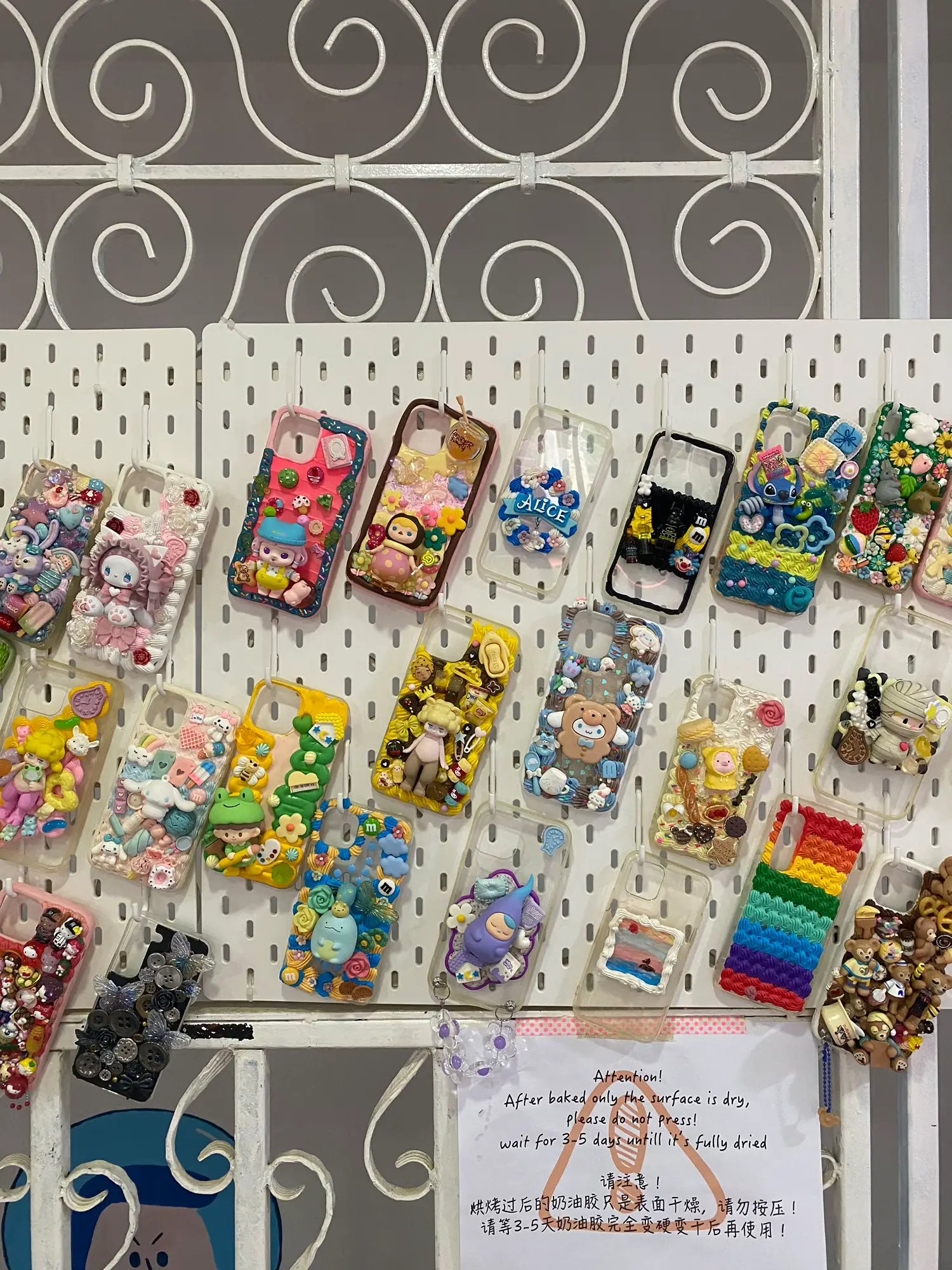 I made DIY sanrio mirrors and phone cases here Gallery