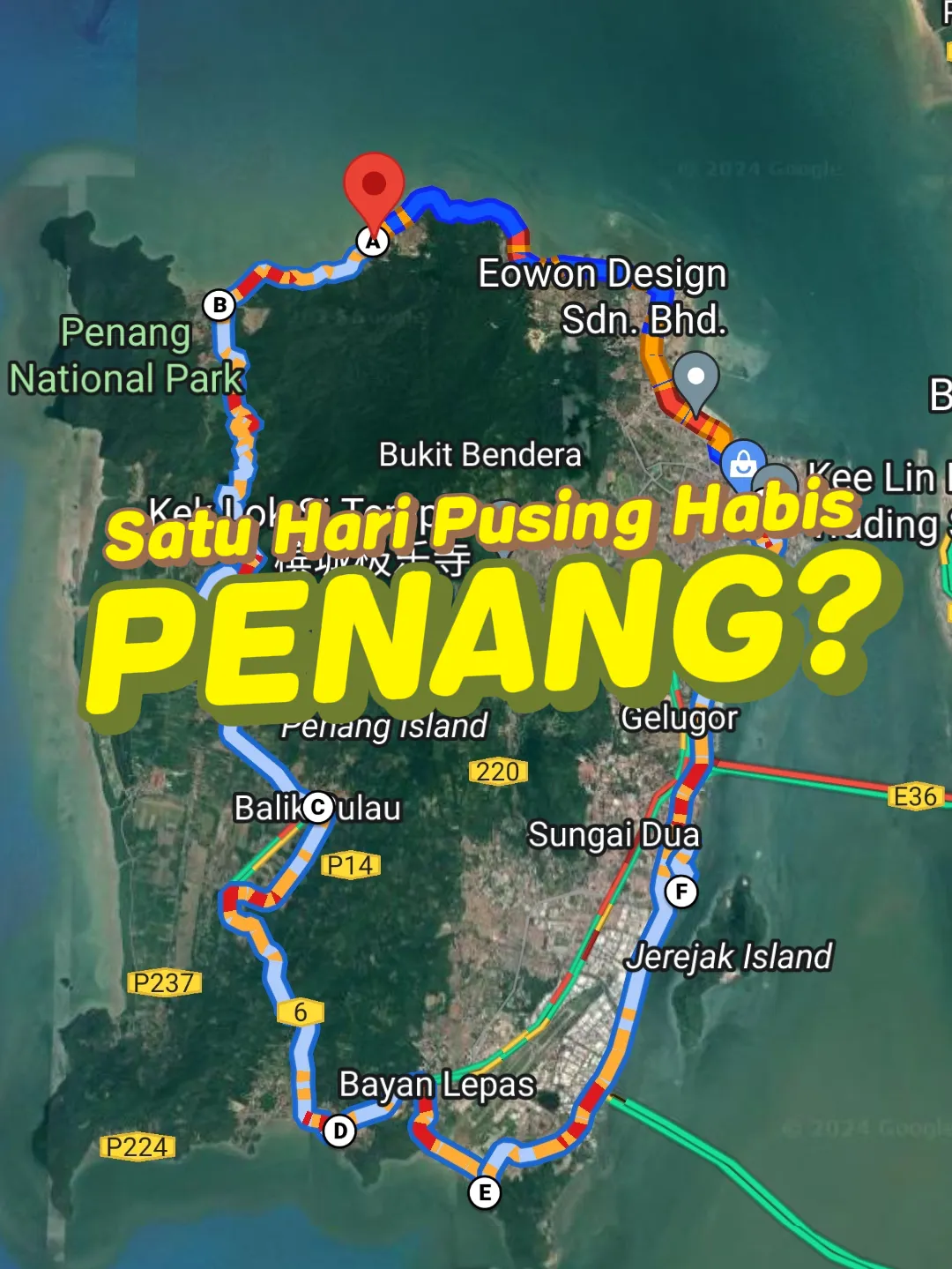 Itinerary Day Trip : Round Island PENANG! | Galeri disiarkan oleh ...