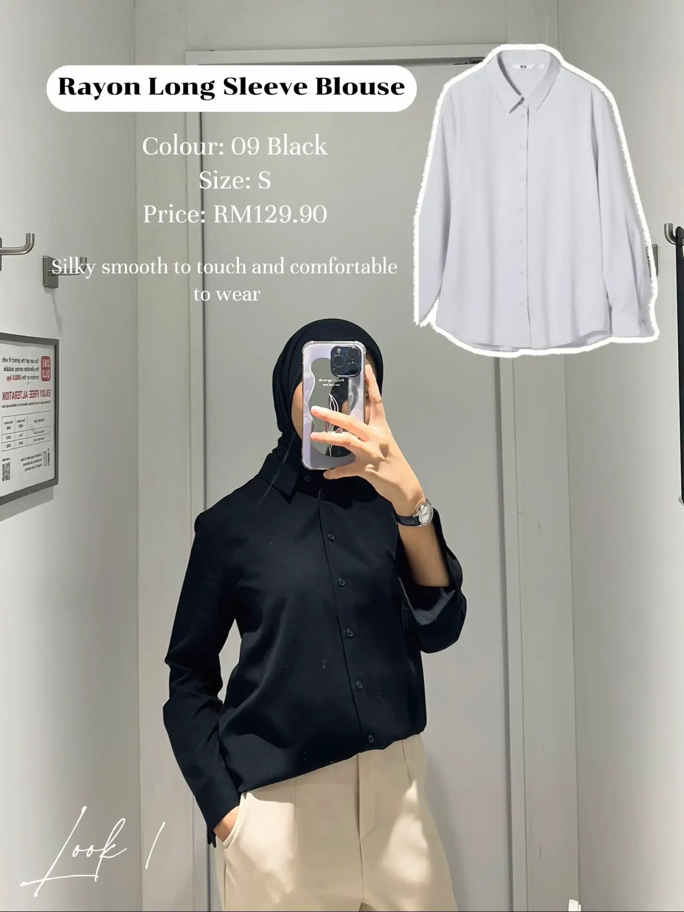 pakaian bawahan celana celana-panjang UNIQLO Black Jeans Long