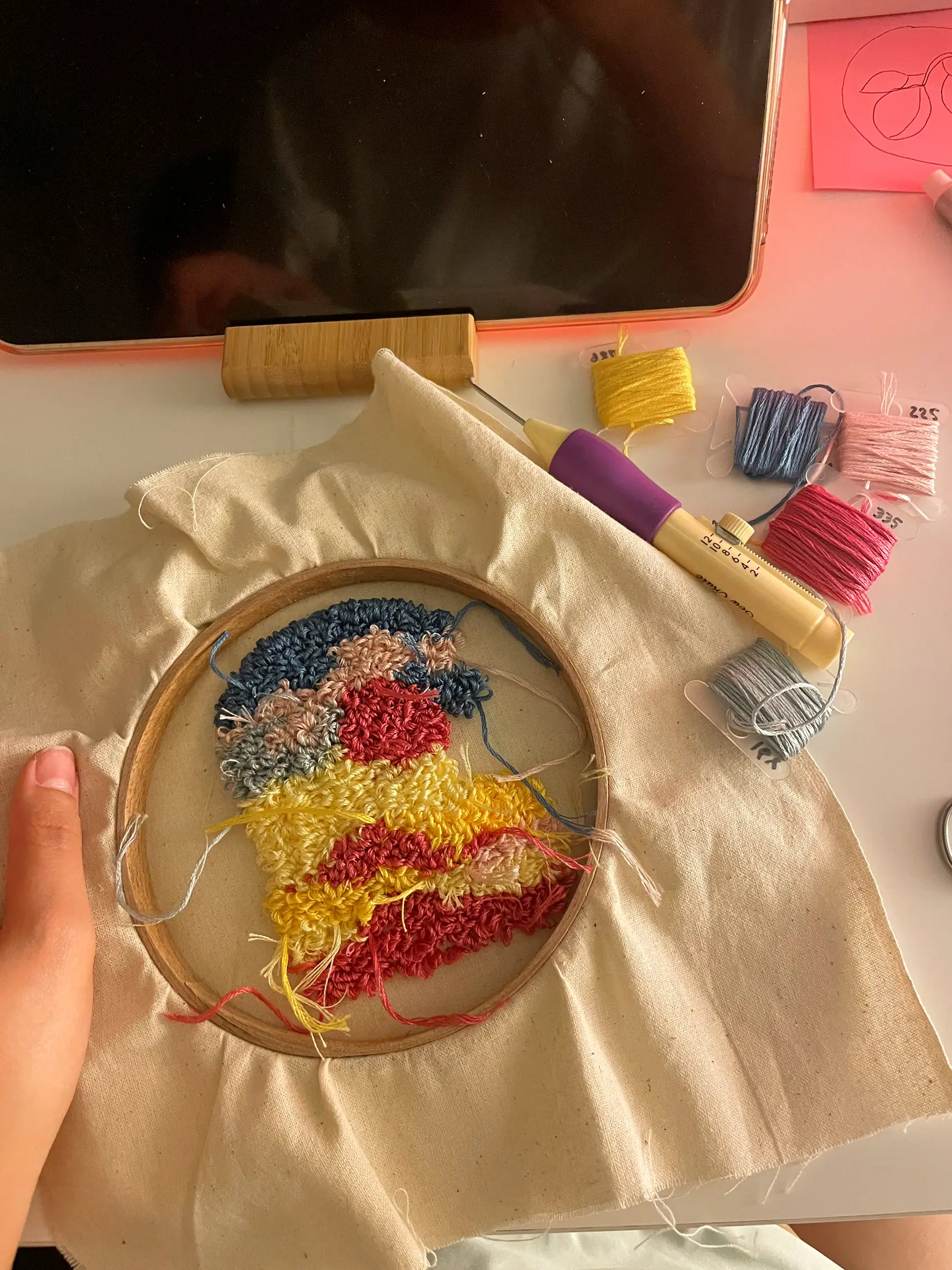 Nurge Punchneedle Embroidery Hoop ~ No. 6 – Hobby House Needleworks