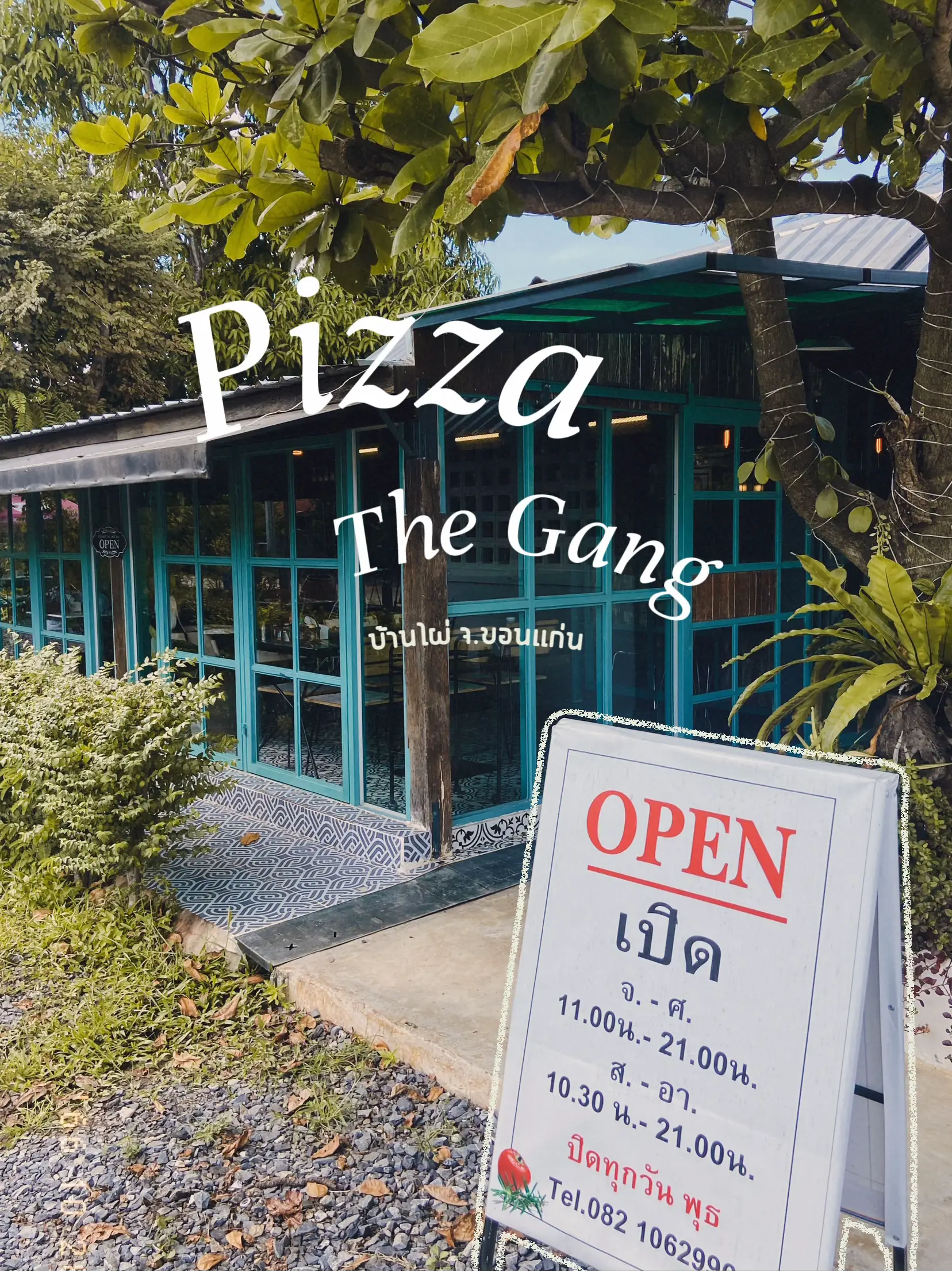 Pizza The Gang Cafe Review, Bamboo House, Khon Kaen Mon