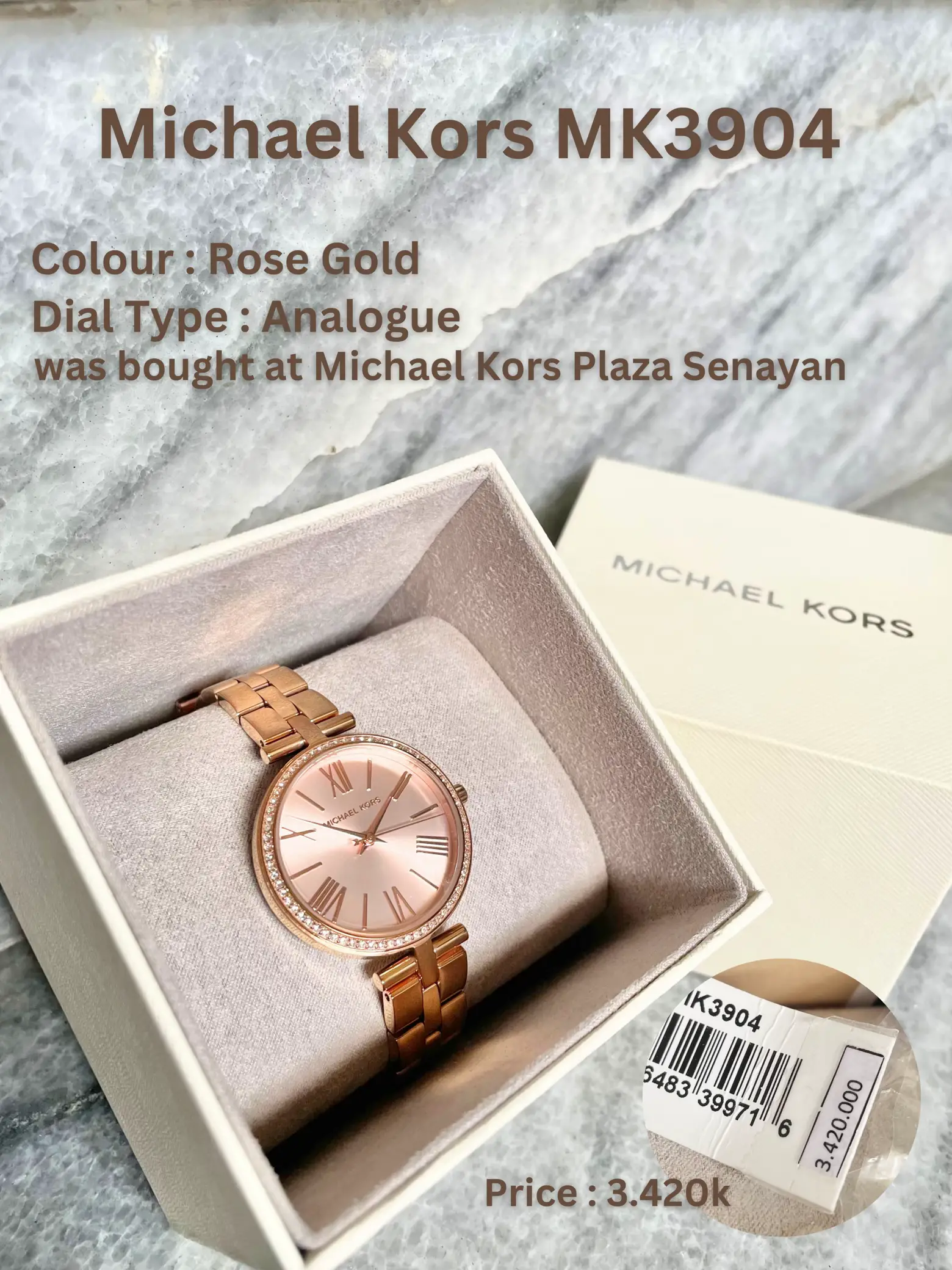 Jam tangan michael hot sale kors kw super