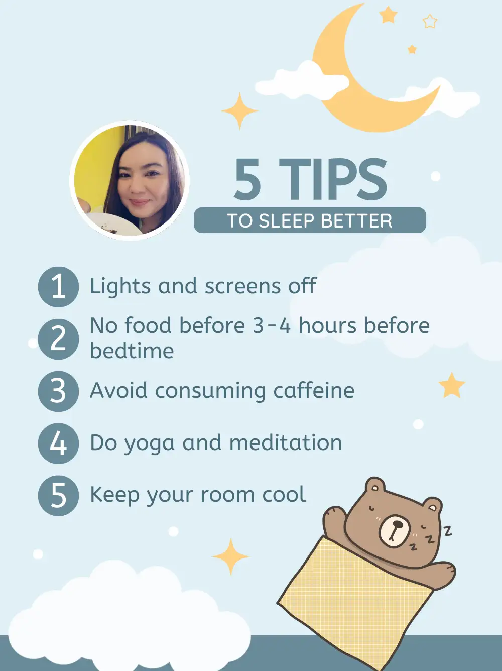 💤 5 simple tips for a better night’s sleep 🌙 | แกลเลอรีที่โพสต์โดย ...