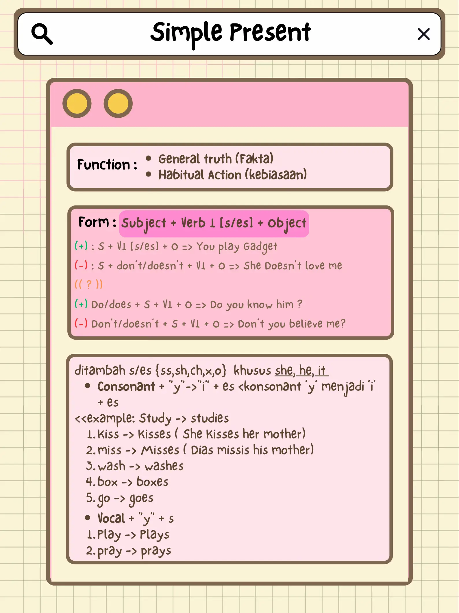 Nota Bahasa Inggeris Tingkatan 1 - Carian Lemon8