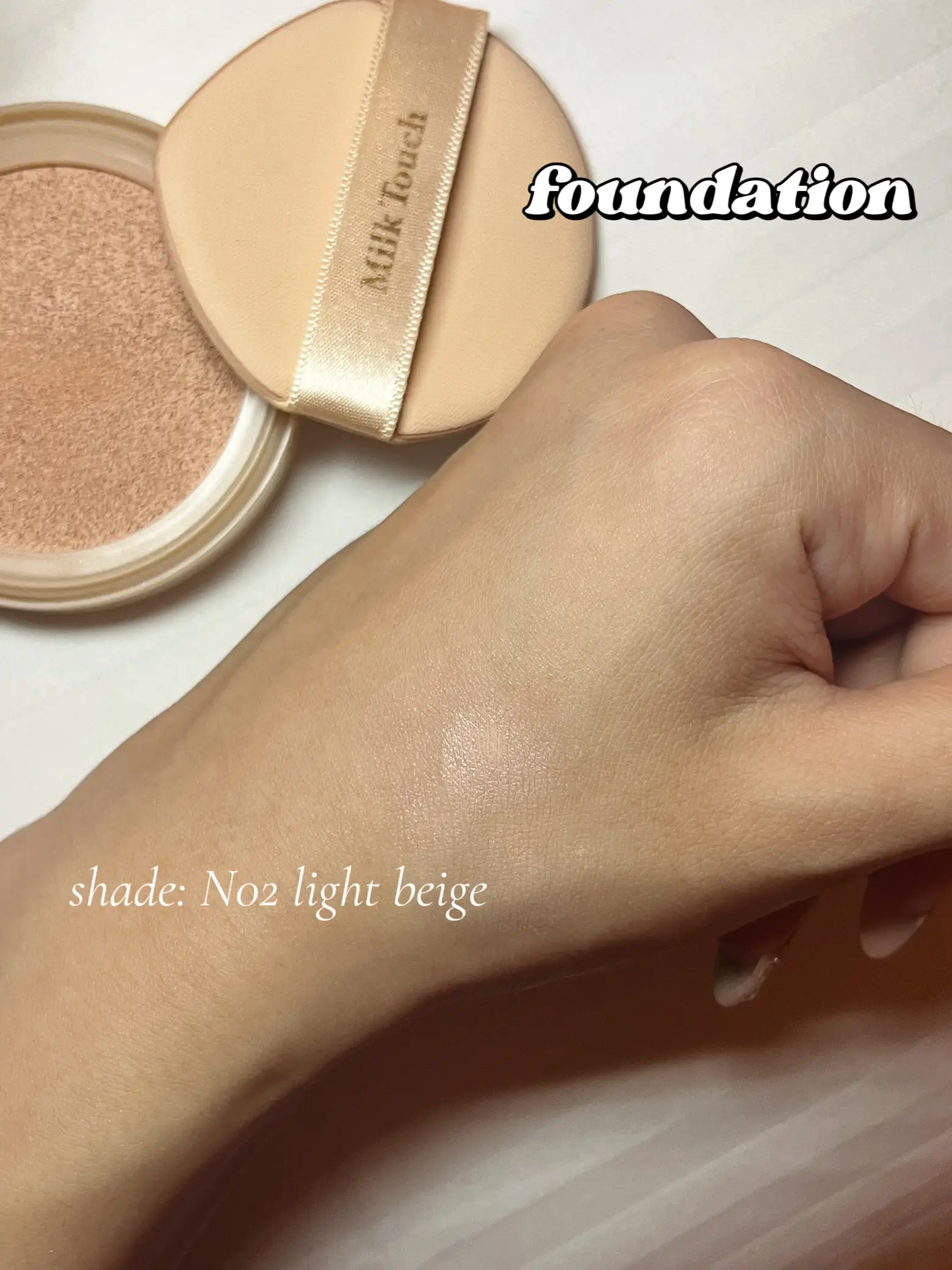 [Milk Touch] Long Lasting Velvet Glow Cushion N02