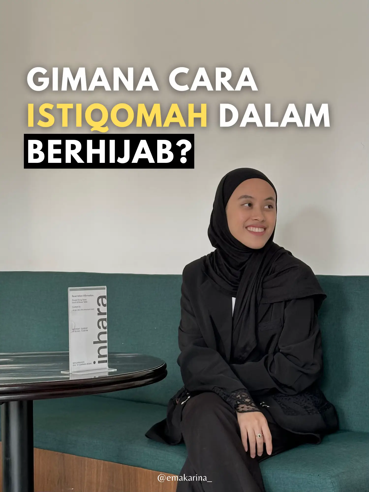 GIMANA SIH CARANYA ISTIQOMAH DALAM BERHIJAB? | Galeri diposting oleh  emakarina | Lemon8