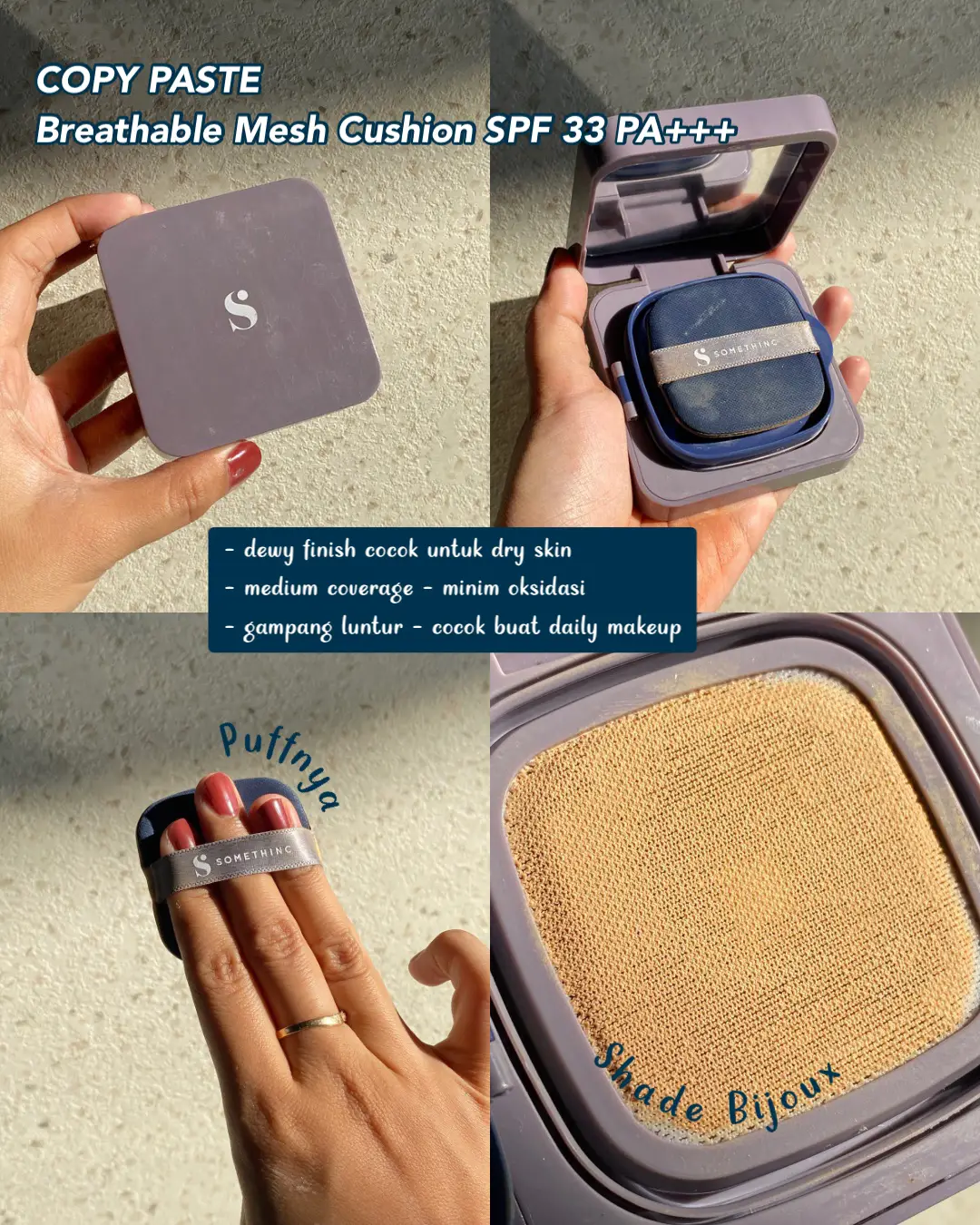 SOMETHINC CUSHION! COPY PASTE OR HOOMAN? 🔥🤔 | Galeri diposting oleh ...
