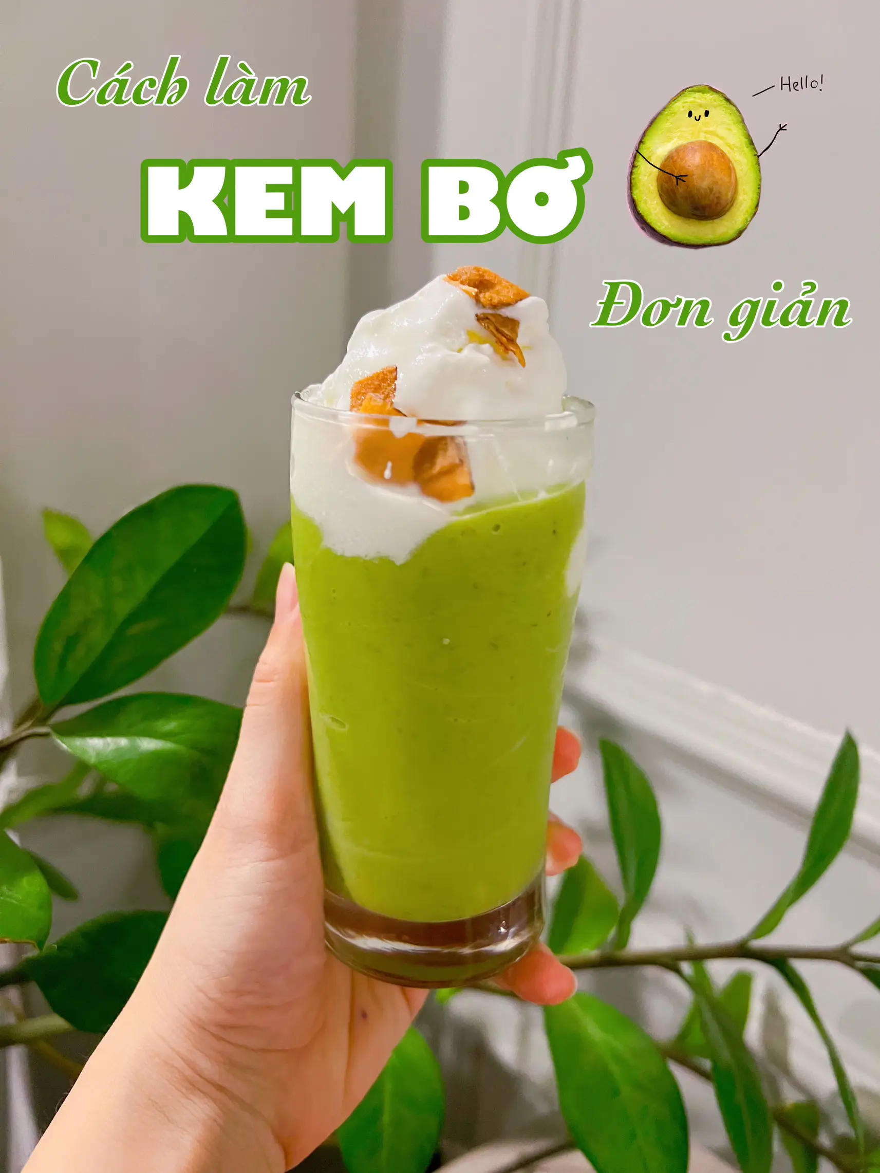 CÁCH LÀM KEM BƠ TƯƠI MÁT 🥑 ~ [Ăn lành, uống xanh] | Bộ sưu tập do ...