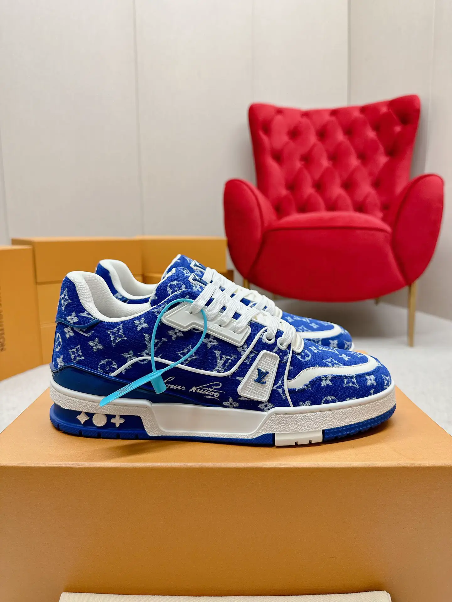 LV TRAINER MAXI รองเท้าผ้าใบสไตล์คู่รัก ( งานพรีเมี่ยม จัดส่ | แกลเลอรี ...