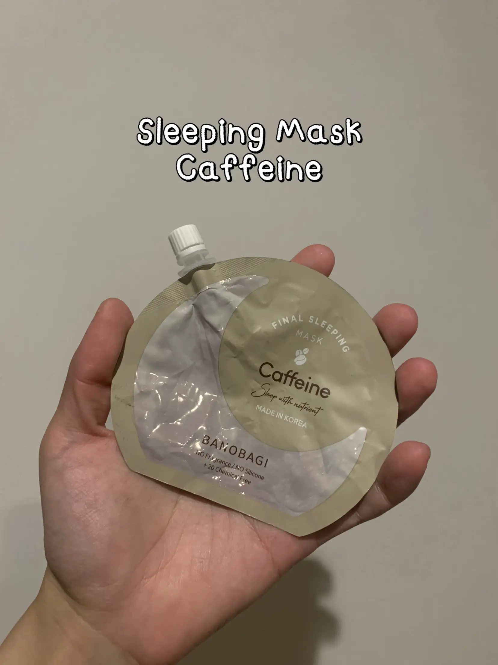 Sleeping Mask Caffeine แกลเลอรีที่โพสต์โดย balen Lemon8