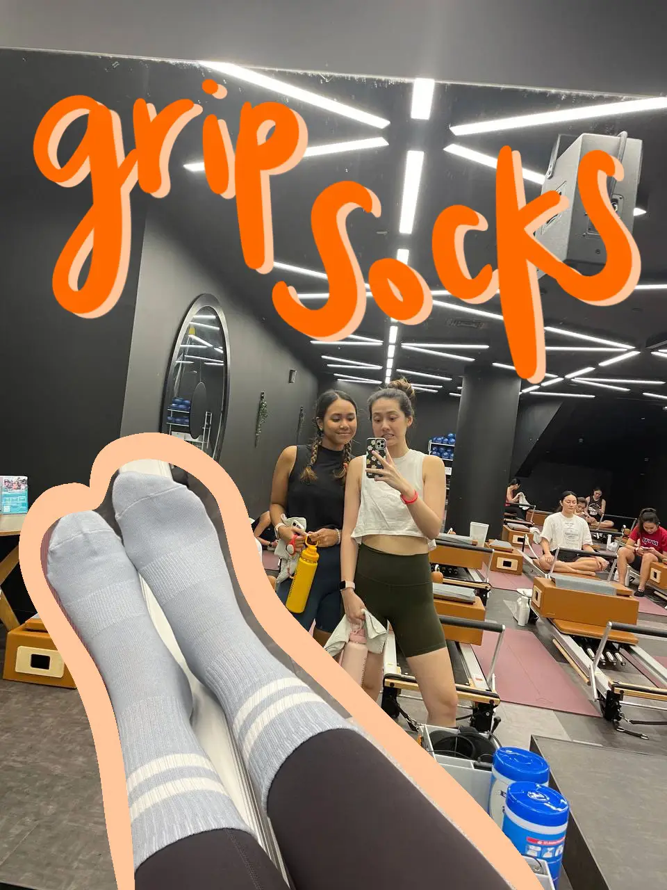 Tavi Noir Jess Crew Grip Sock, Small