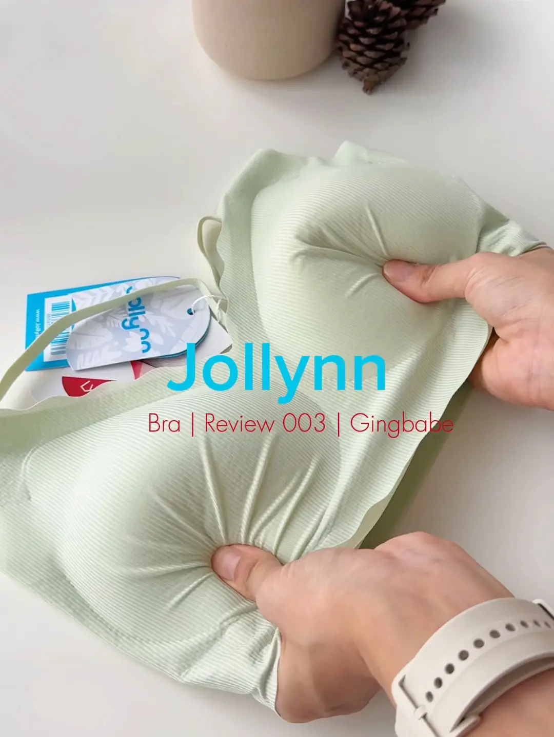 Review 003 - บราไร้โครงนิ่มเหมือนใส่เมฆ | Video published by Gingbabe |  Lemon8