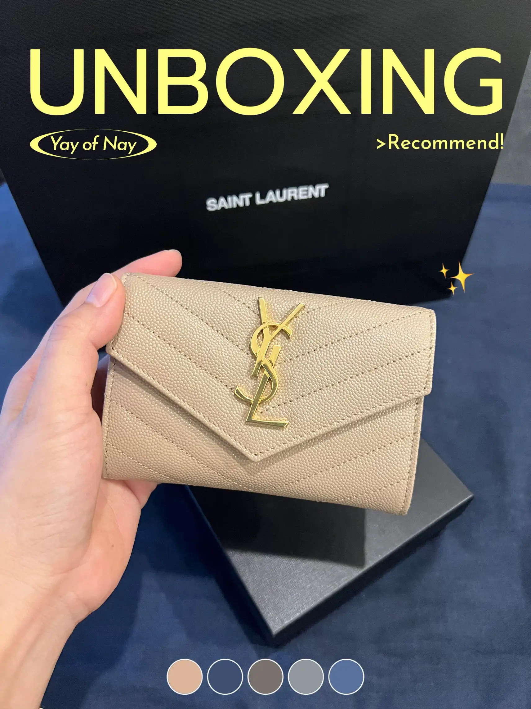 ysl wallet review 😍✨ | Gallery posted by ใบข้าวรีวิวจ้าา | Lemon8