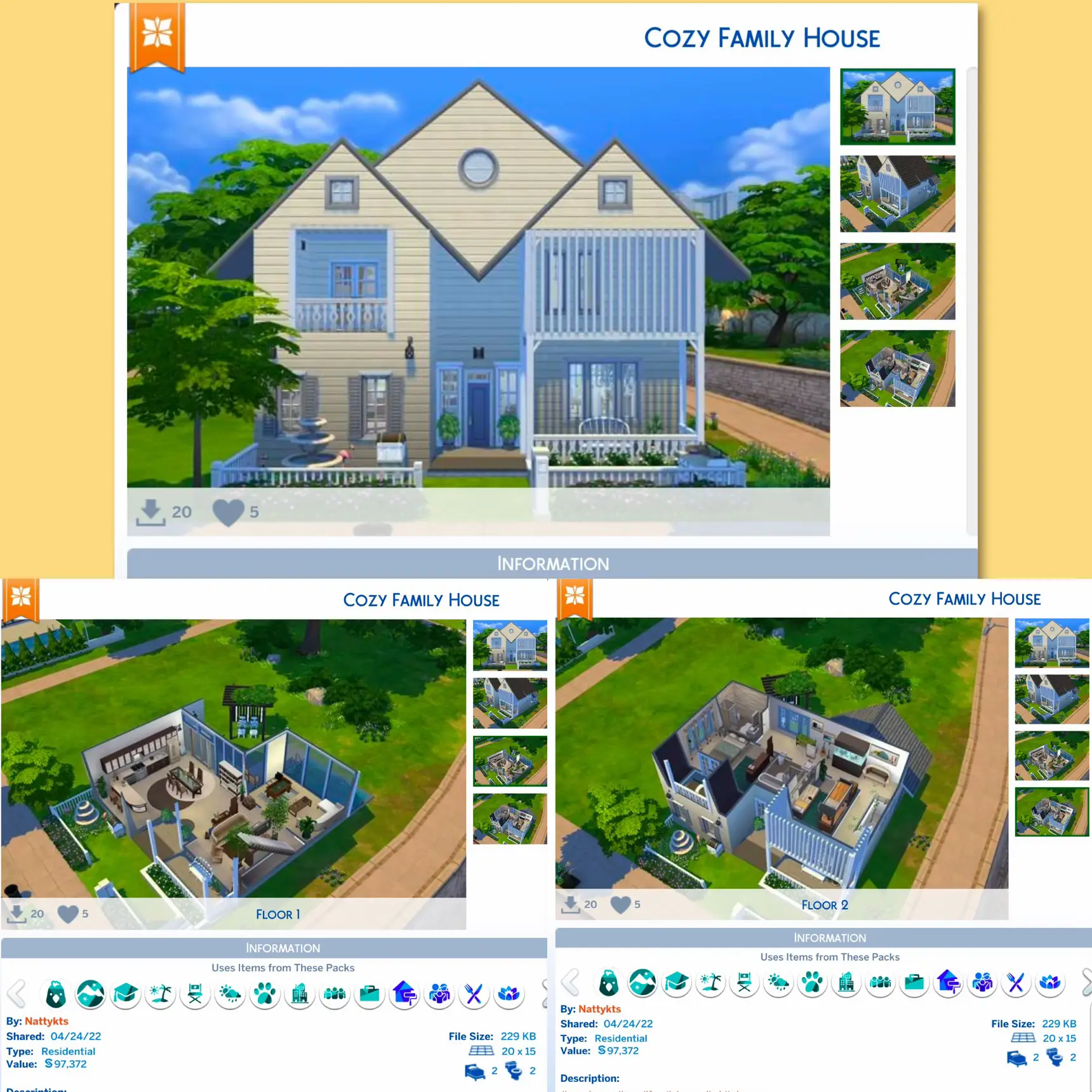 บ้าน The Sims 4 Gallery - การค้นหาใน Lemon8