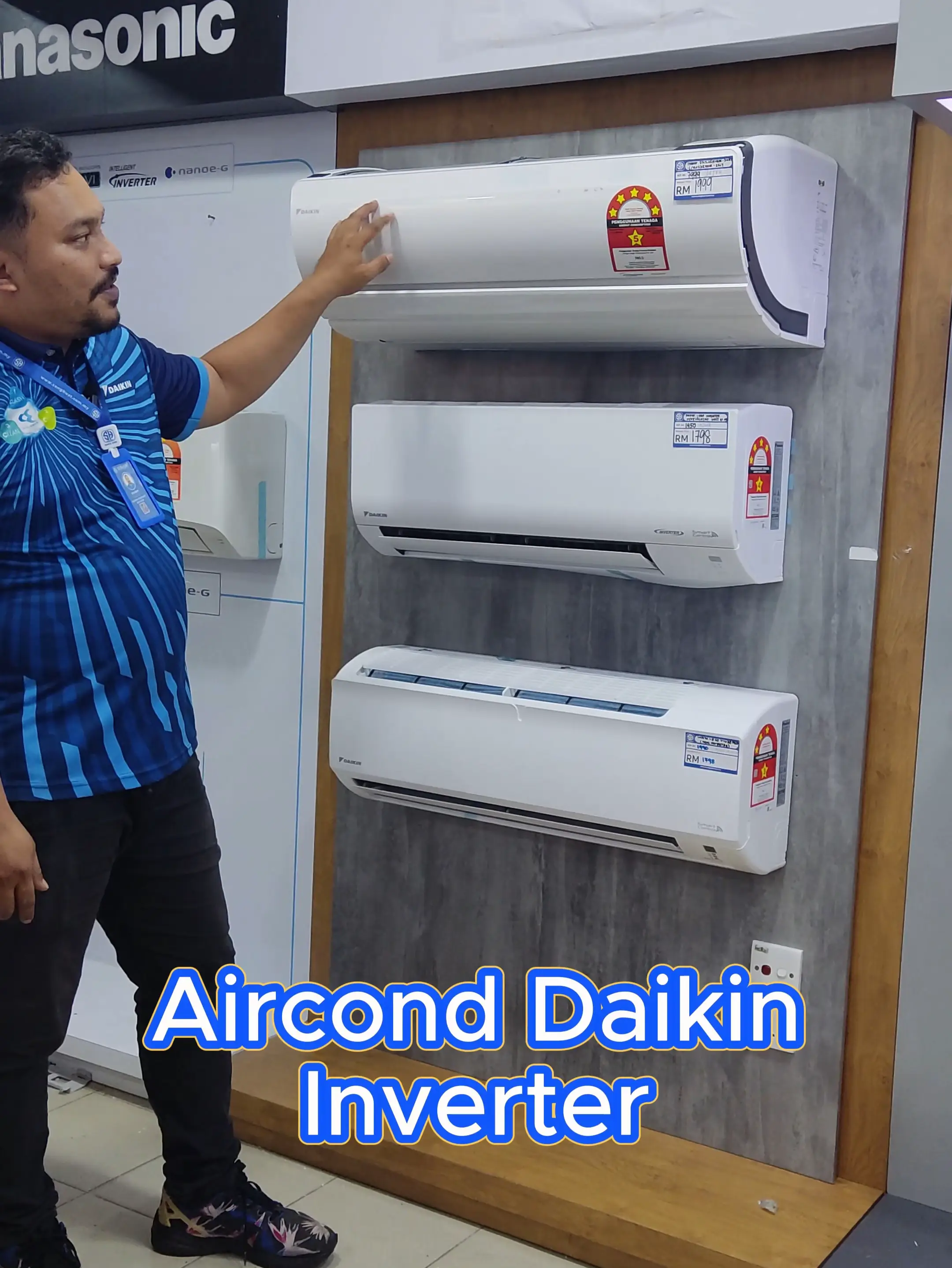 aircond daikin inverter tak sejuk