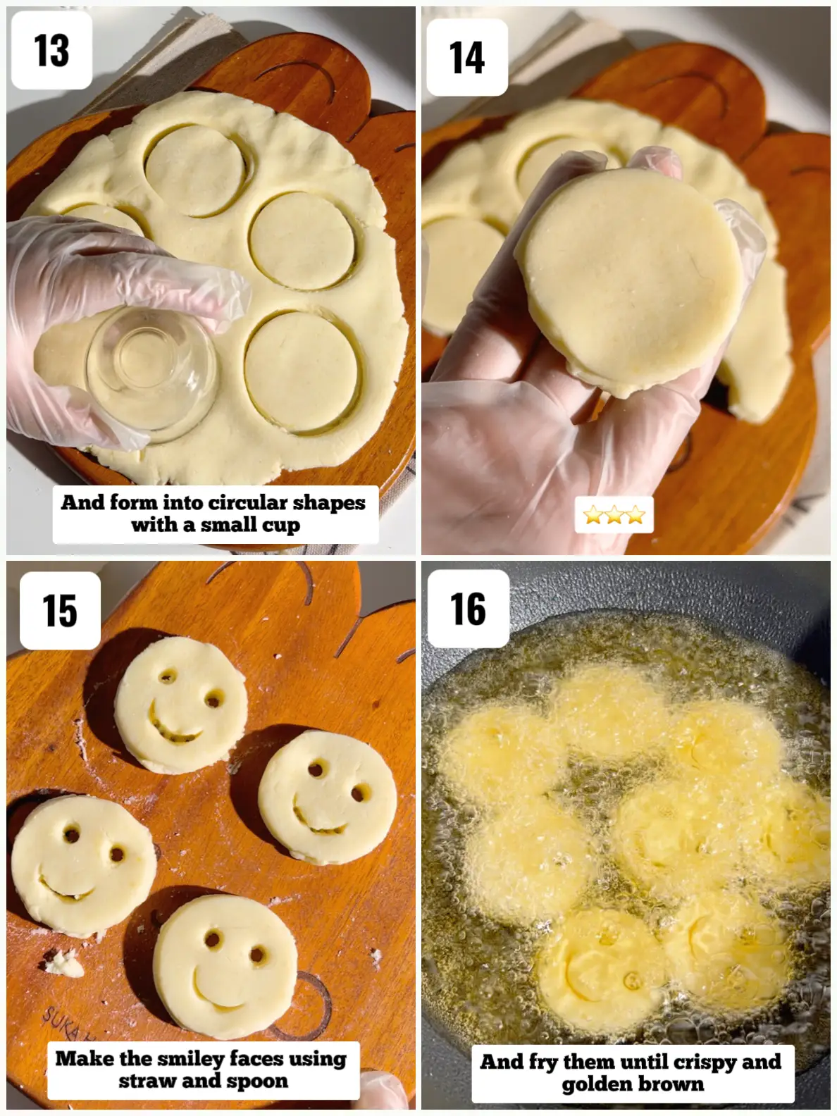 4 Ingredients Extra Crispy Smiley Fries😊🥰's images(4)