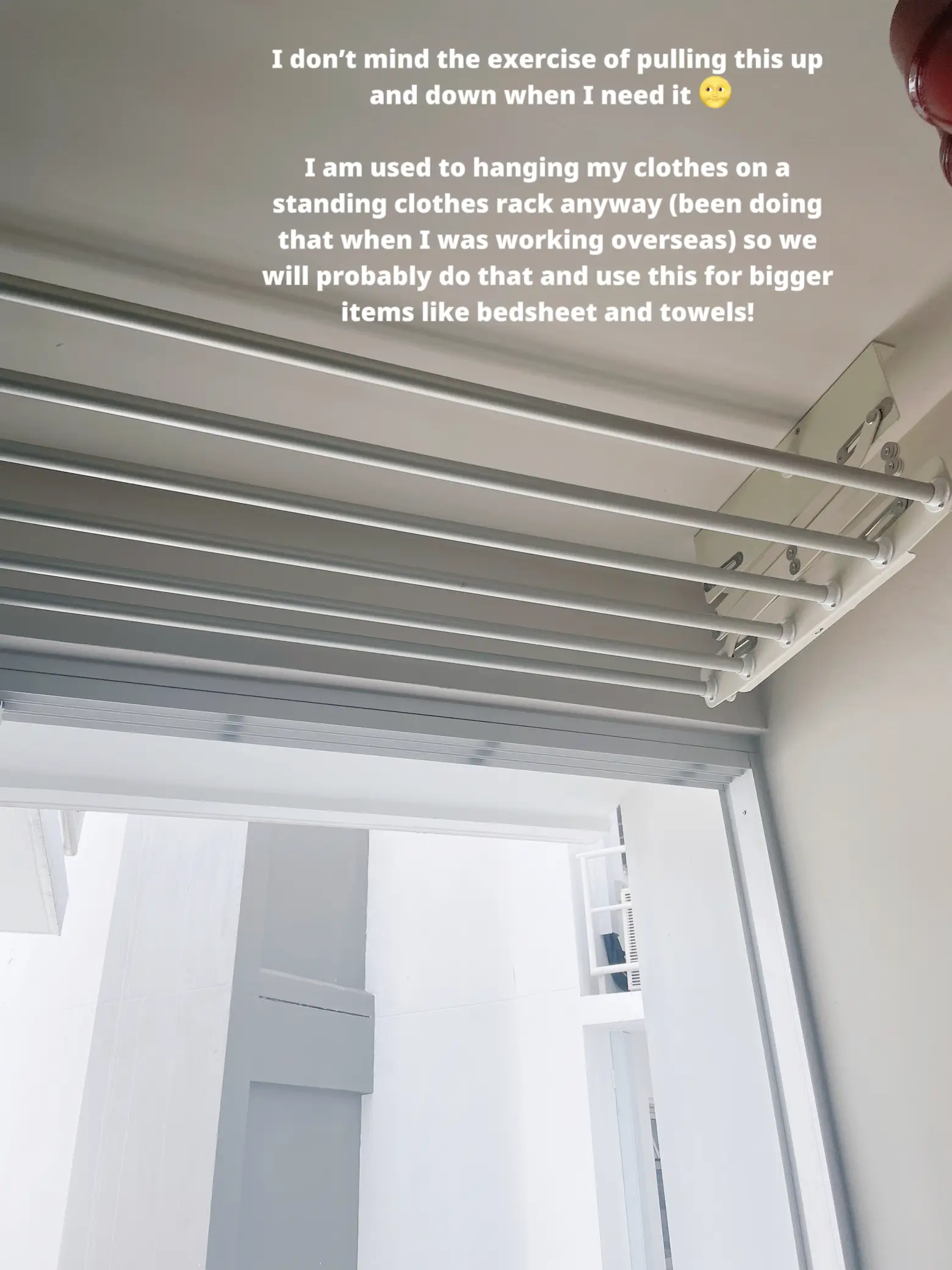 Hdb ceiling discount laundry rack repair