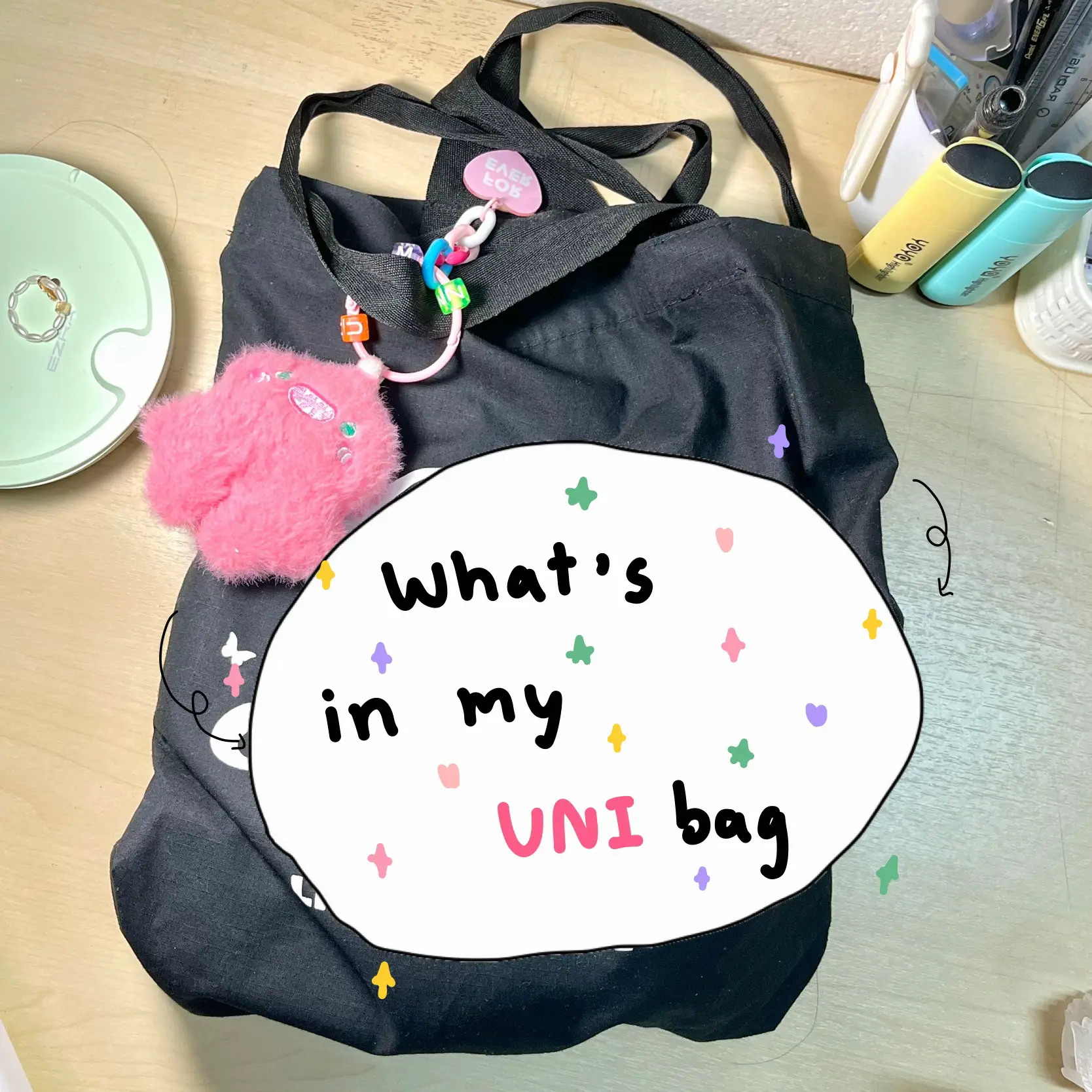 What’s in my UNI bag!! แกลเลอรีที่โพสต์โดย prikiputi🎀 Lemon8