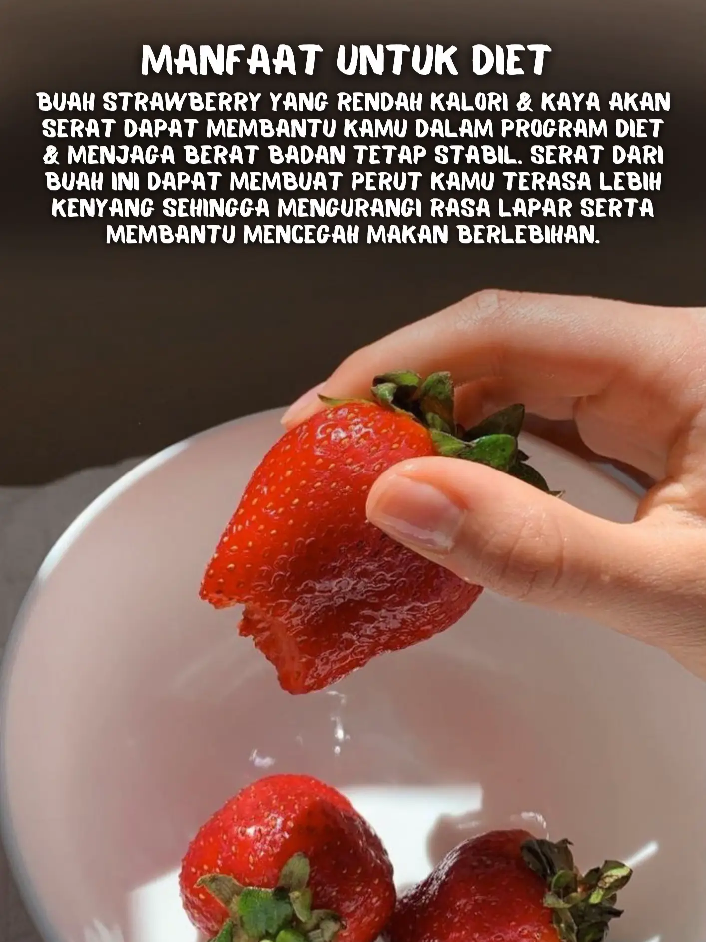 3 MANFAAT STRAWBERRY YG PERLU KM KETAHUI 🍓⊹ ₊ ♡ | Galeri Diposting Oleh ...