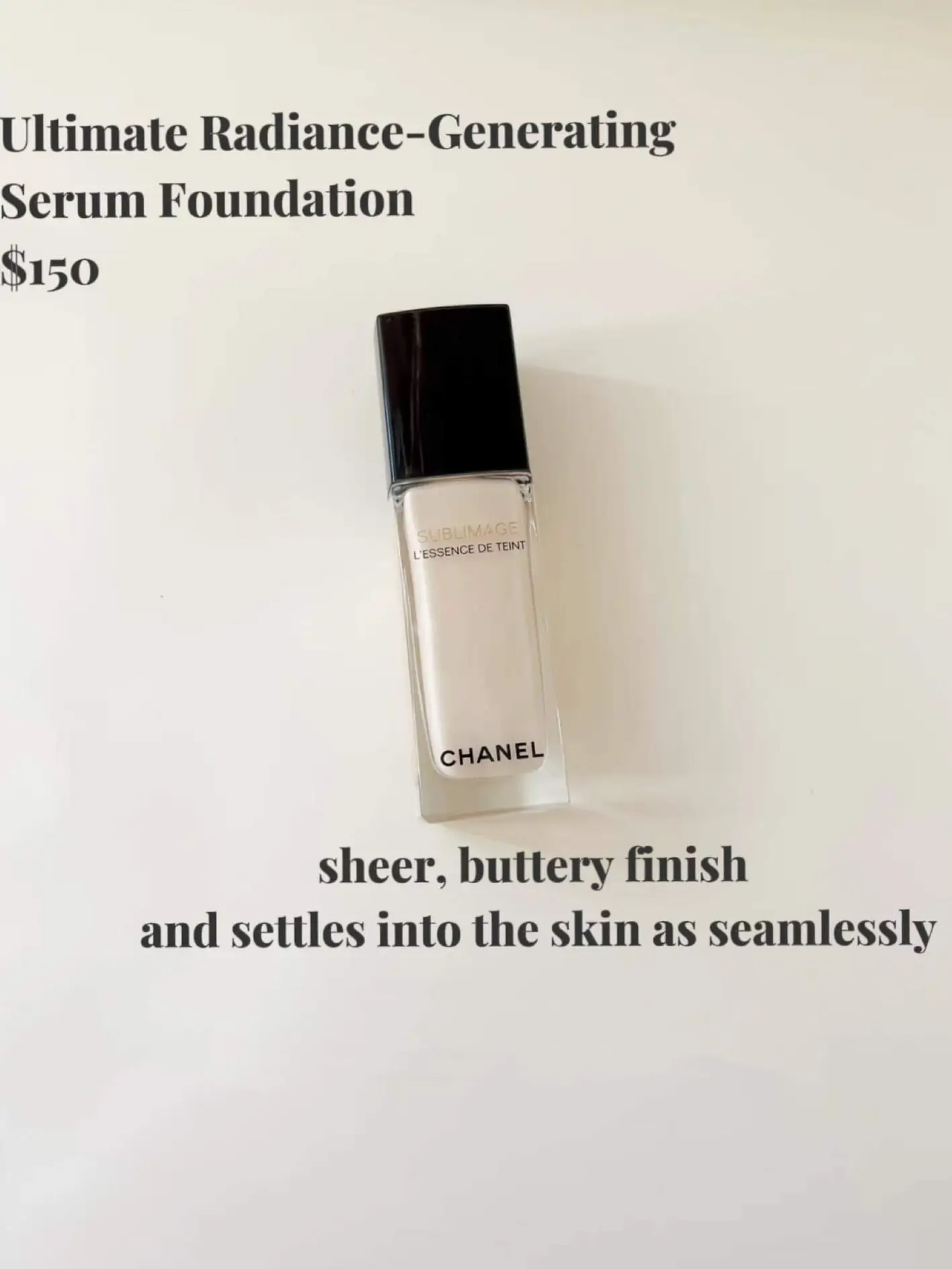 Chanel Ultimate Radiance-generating Serum Foundation