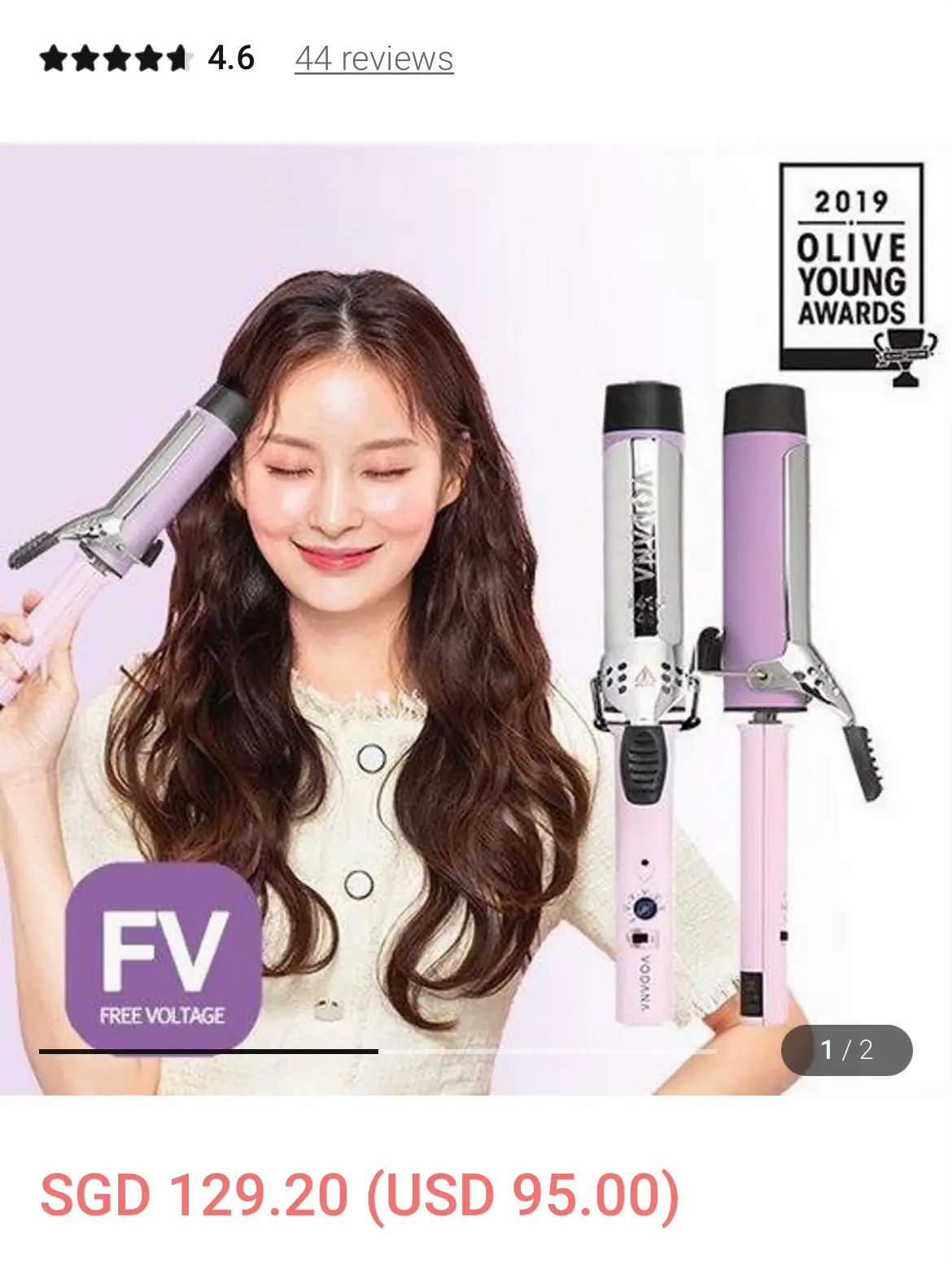 Korean brand hotsell curling iron