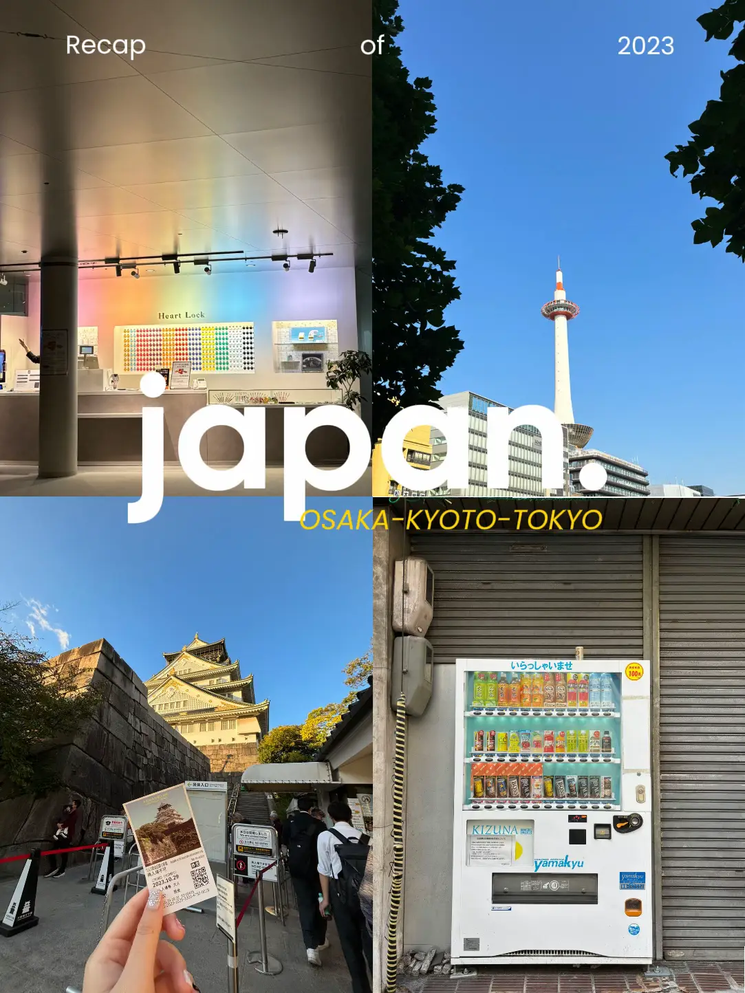 Japan recap 2023!🍥 (osaka-kyoto-tokyo) | แกลเลอรีที่โพสต์โดย 🍹🥥🌺🐬👙 | Lemon8