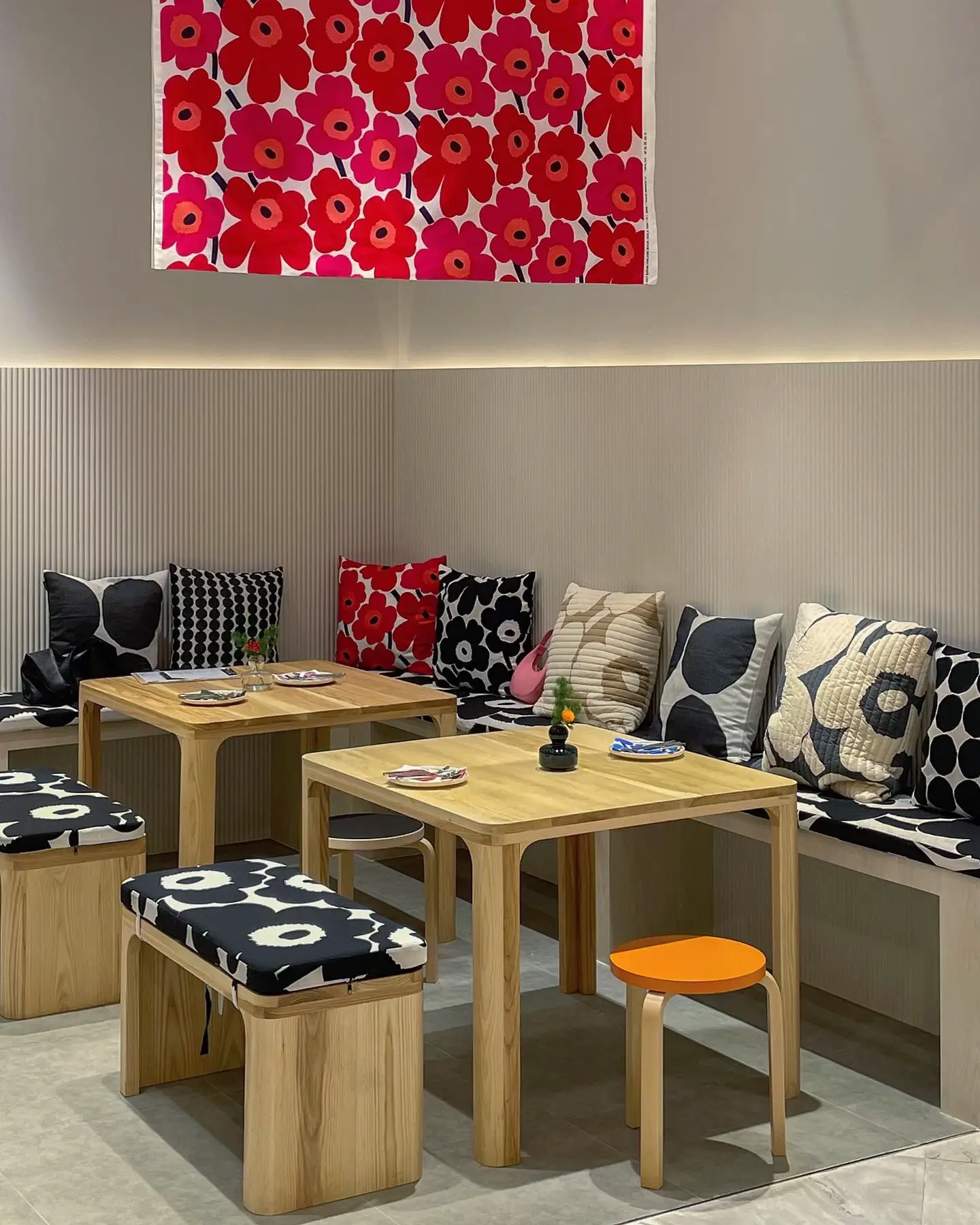 Marimekko Kafé, the first in the world!!!At The Emporium