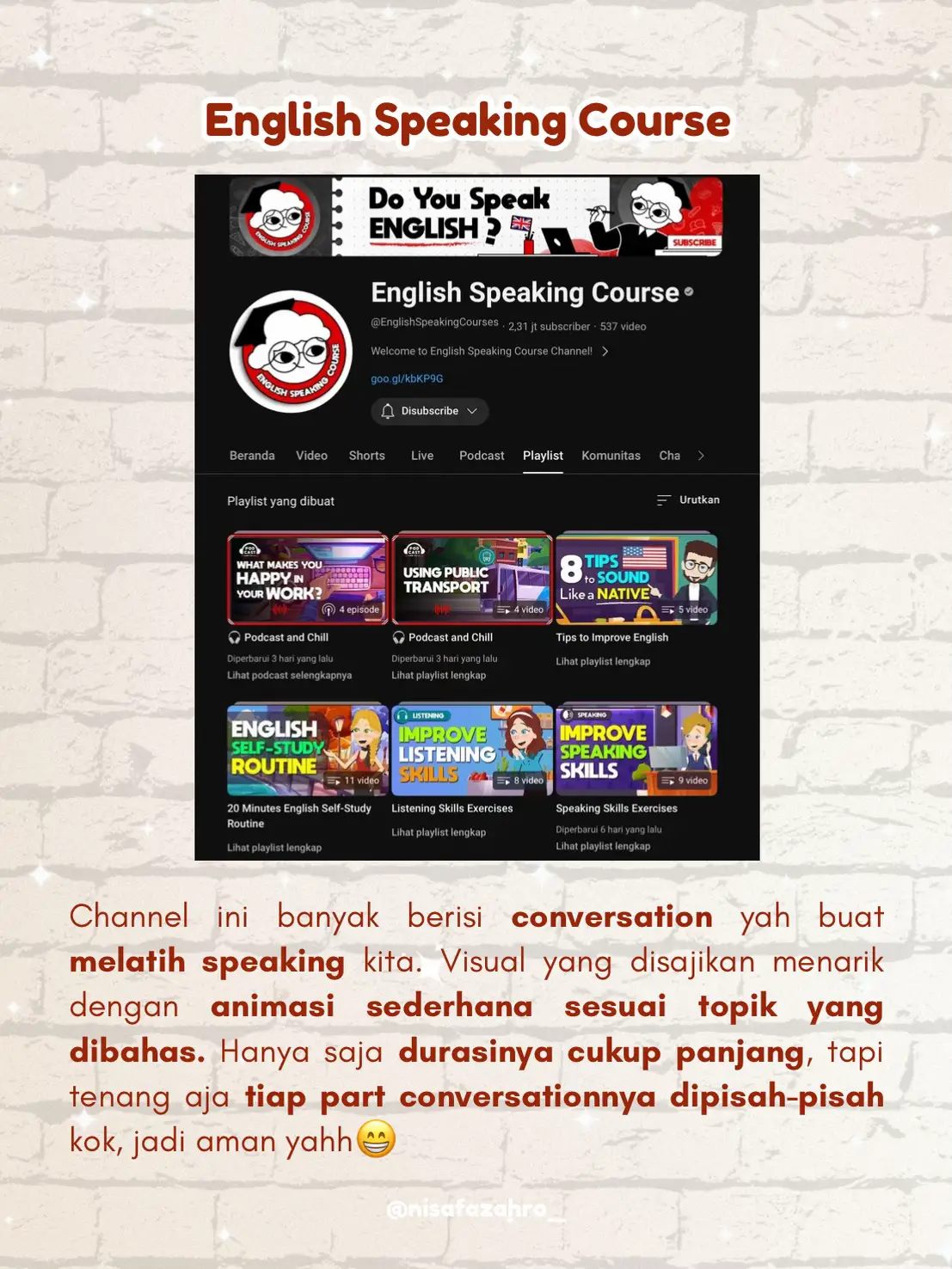 Rekomendasi Channel Youtube Belajar Bahasa Inggris | Galeri Disiarkan ...