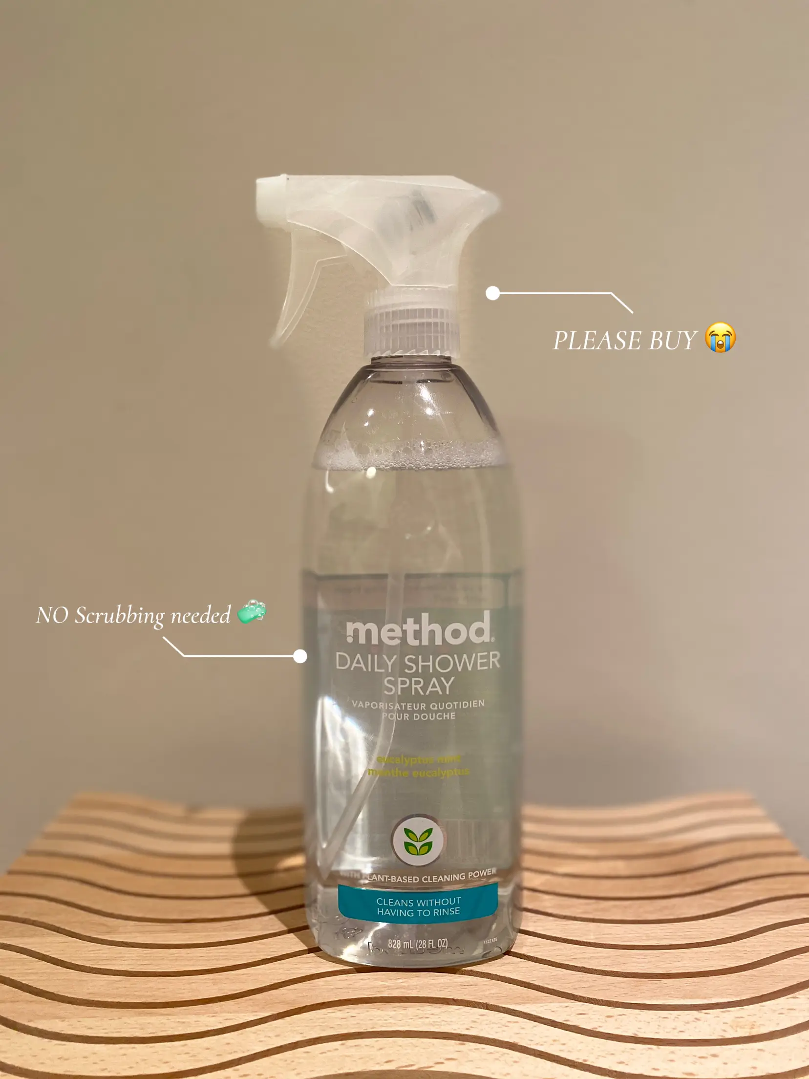 Method Home Ylang Ylang Daily Shower Cleaner Spray - 28 fl oz bottle