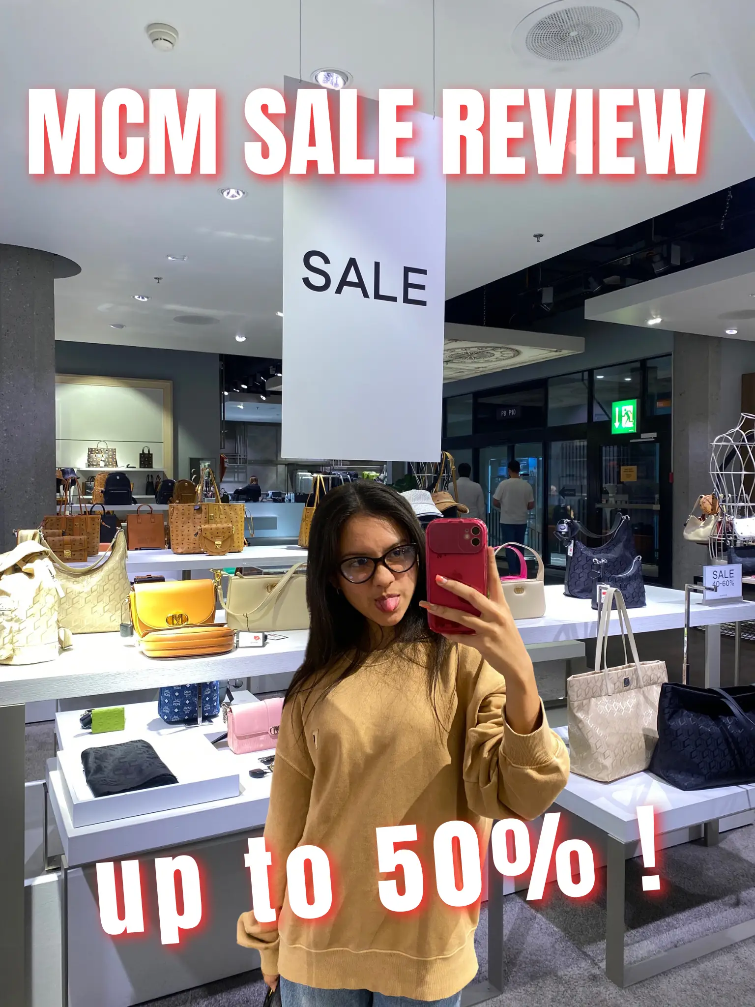 Mcm tas sale hot sale