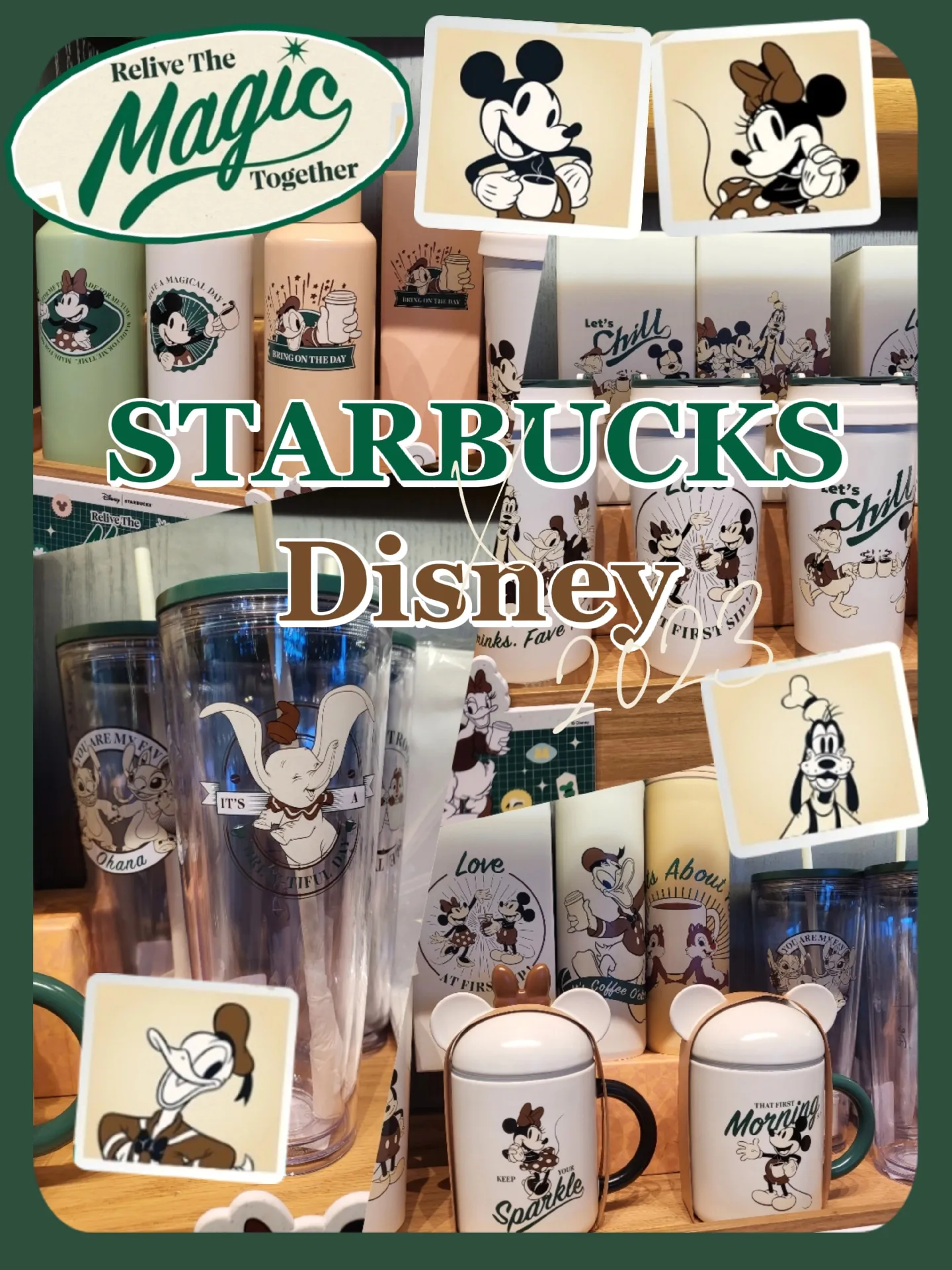 Disney World Starbucks Disneyland Venti Starbucks Cup Mickey and Minnie  Tumbler