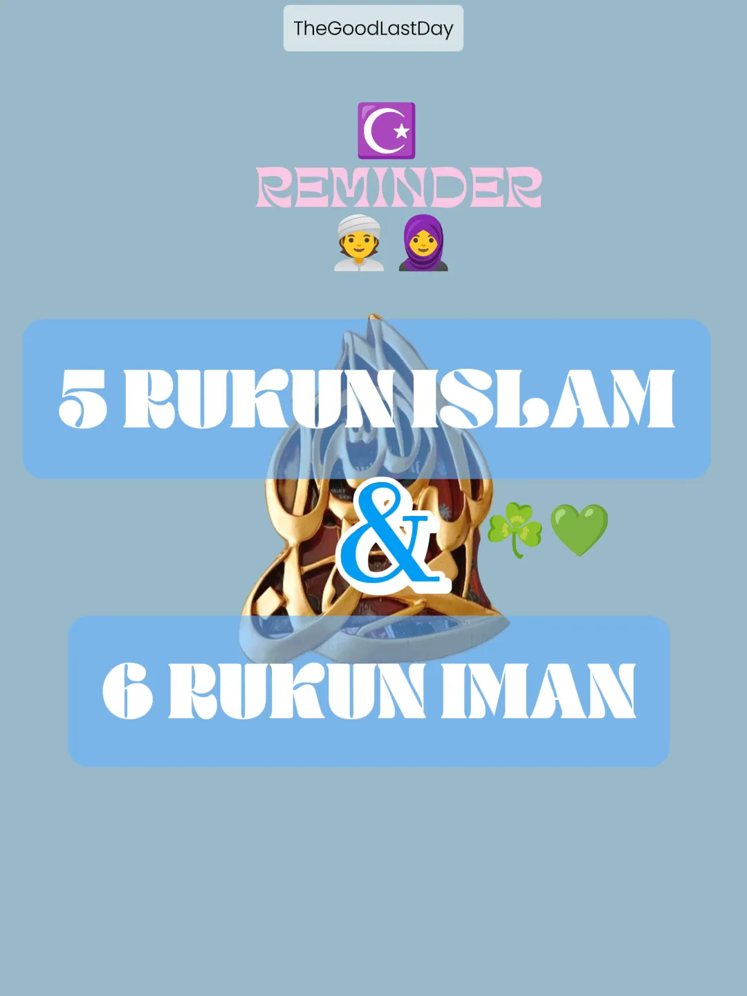 Rukun Iman Dan Islam - Carian Lemon8