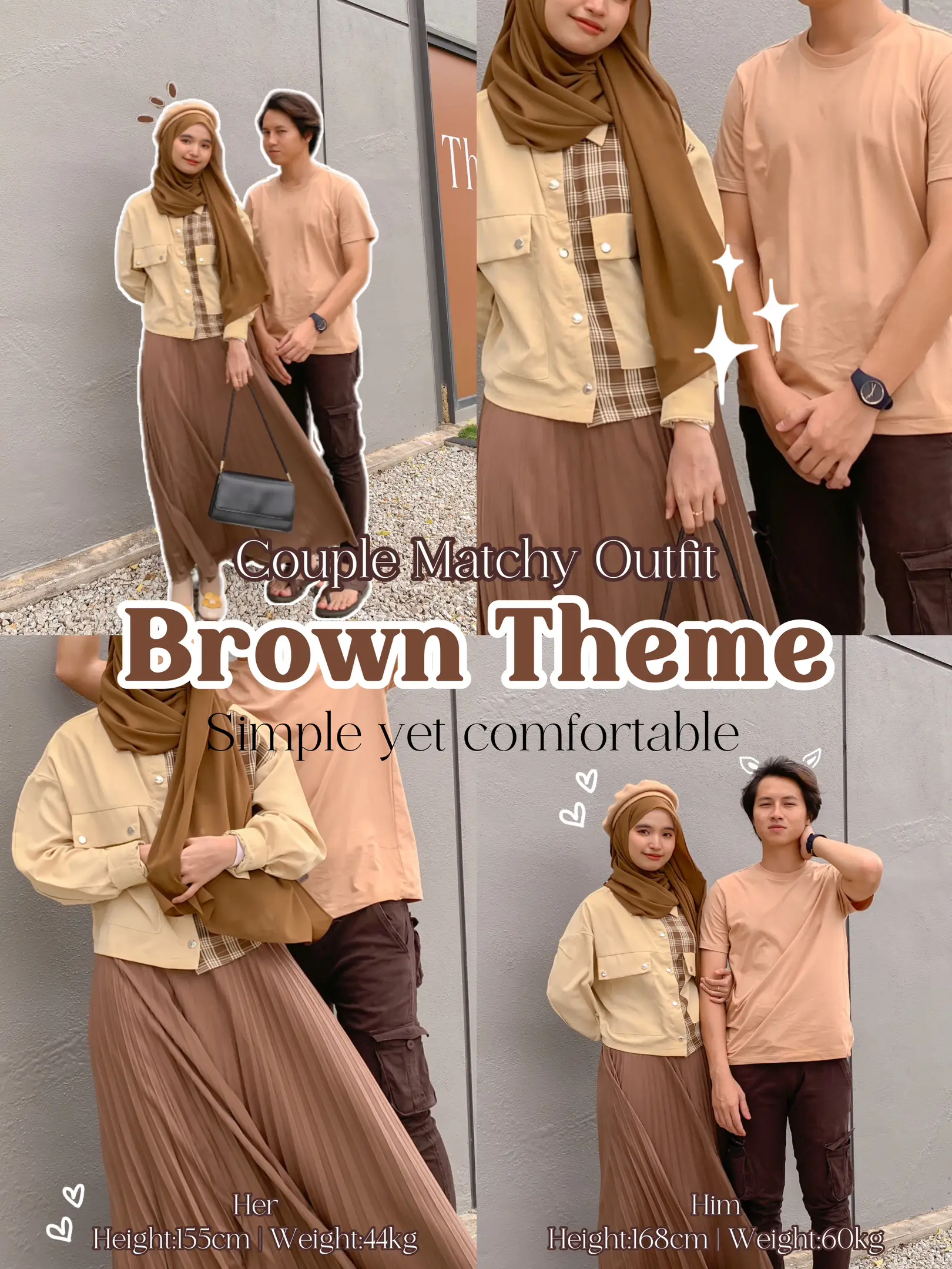 brown theme outfit