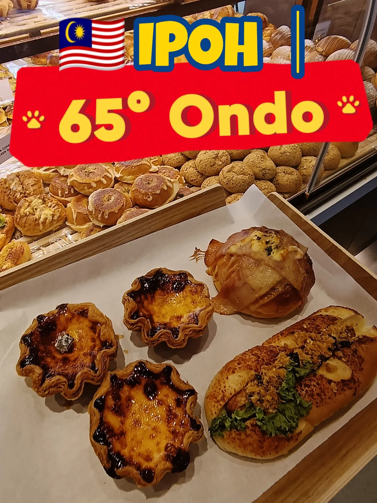 Nikmati Roti dan Pastri Terbaik di 65° Ondo Greentown, Ipoh