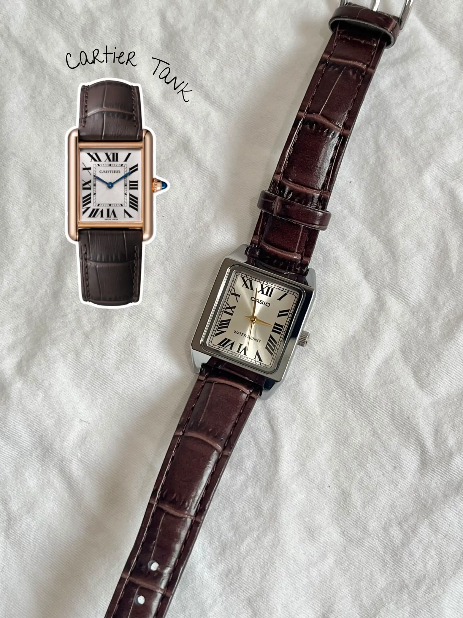 is casio a cartier tank watch dupe Galeri disiarkan oleh