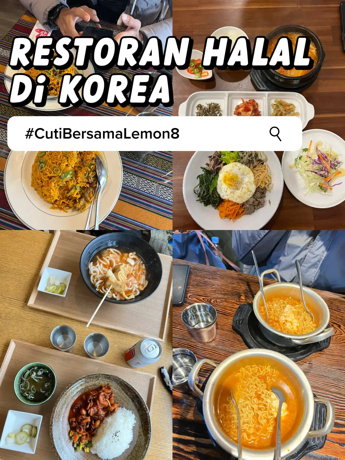 RESTORAN HALAL DI KOREA | Galeri Disiarkan Oleh Laikhaathome | Lemon8