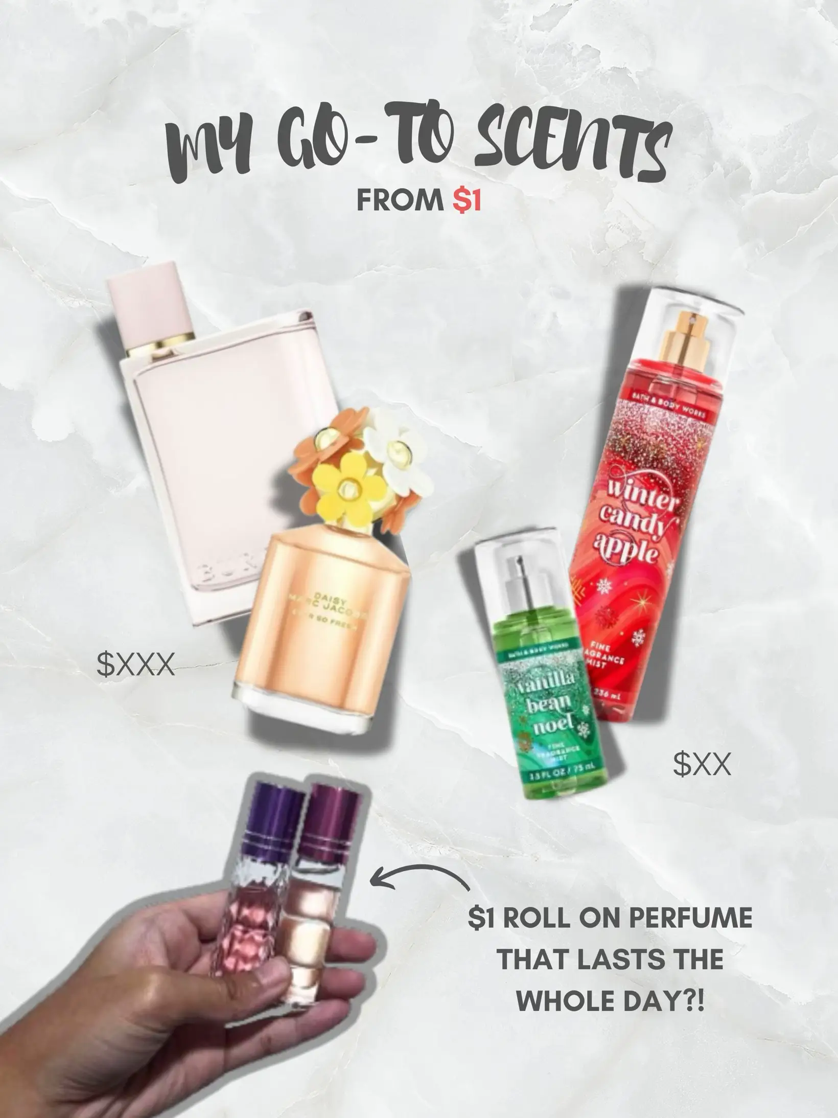 Designer perfumes for $1 deals