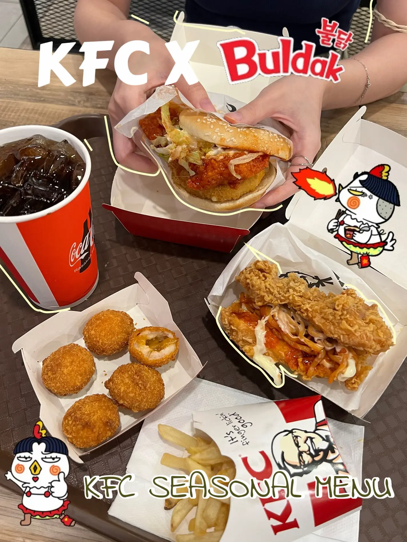 KFC BAHARU SAMYANG BULDAK MENU🌶️🔥🔥 | Galeri disiarkan oleh Jowie 🍟 | Lemon8