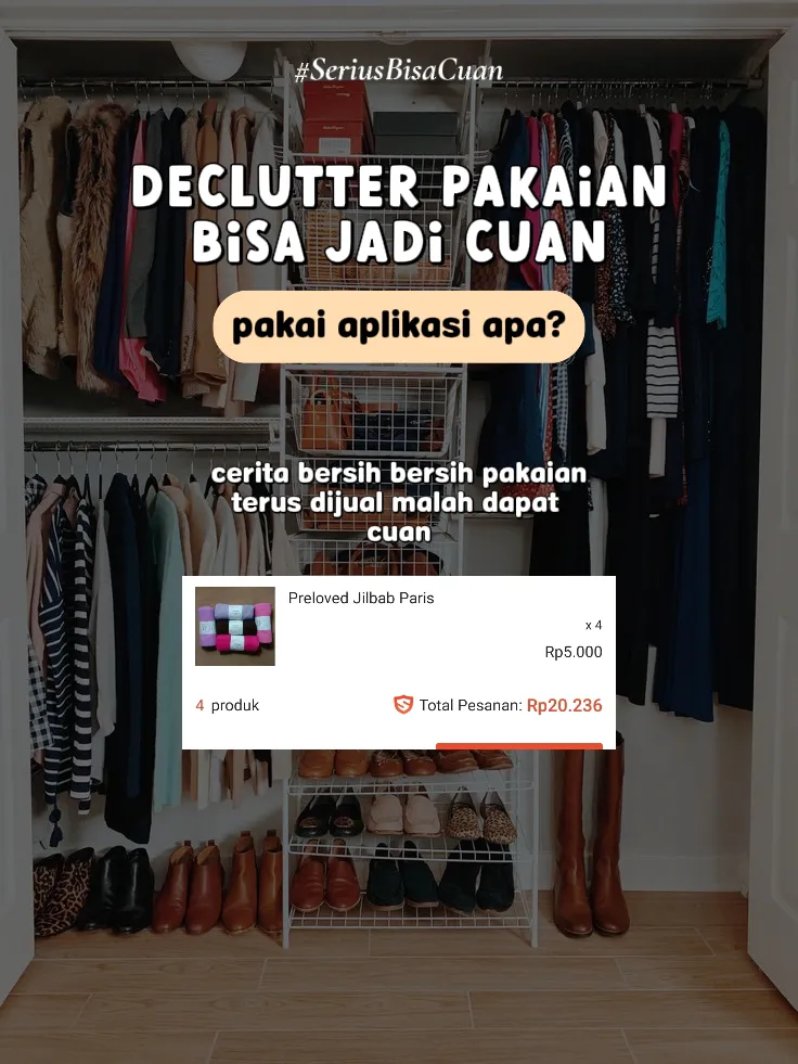 Gambar Declutter Pakaian BISA JADI CUAN?