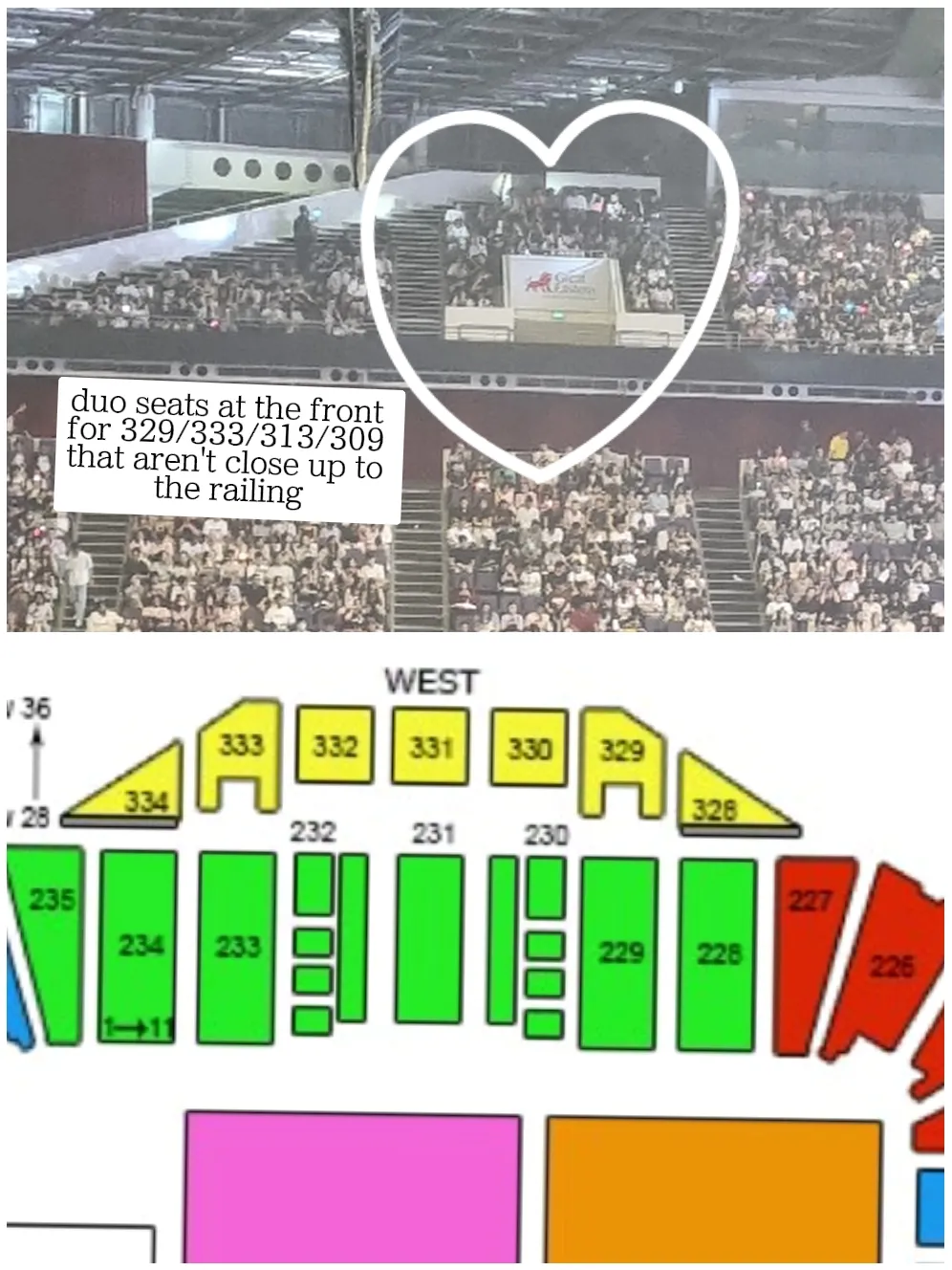 singapore indoor stadium view from my seat - Lemon8 Search