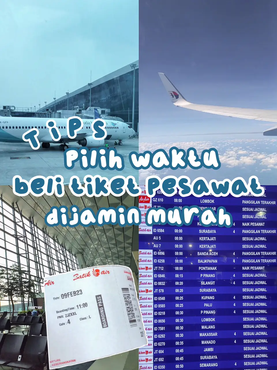 Waktu Sesuai Beli Ticker Flight - Carian Lemon8