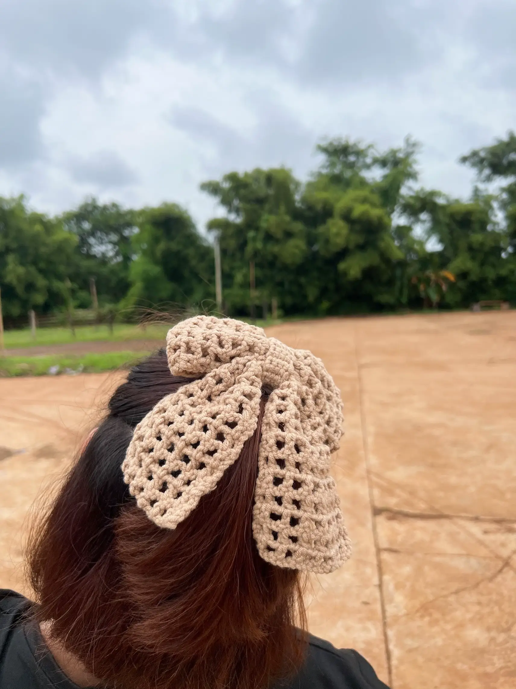 Crochet Vintage Hair Ribbon For Beginners