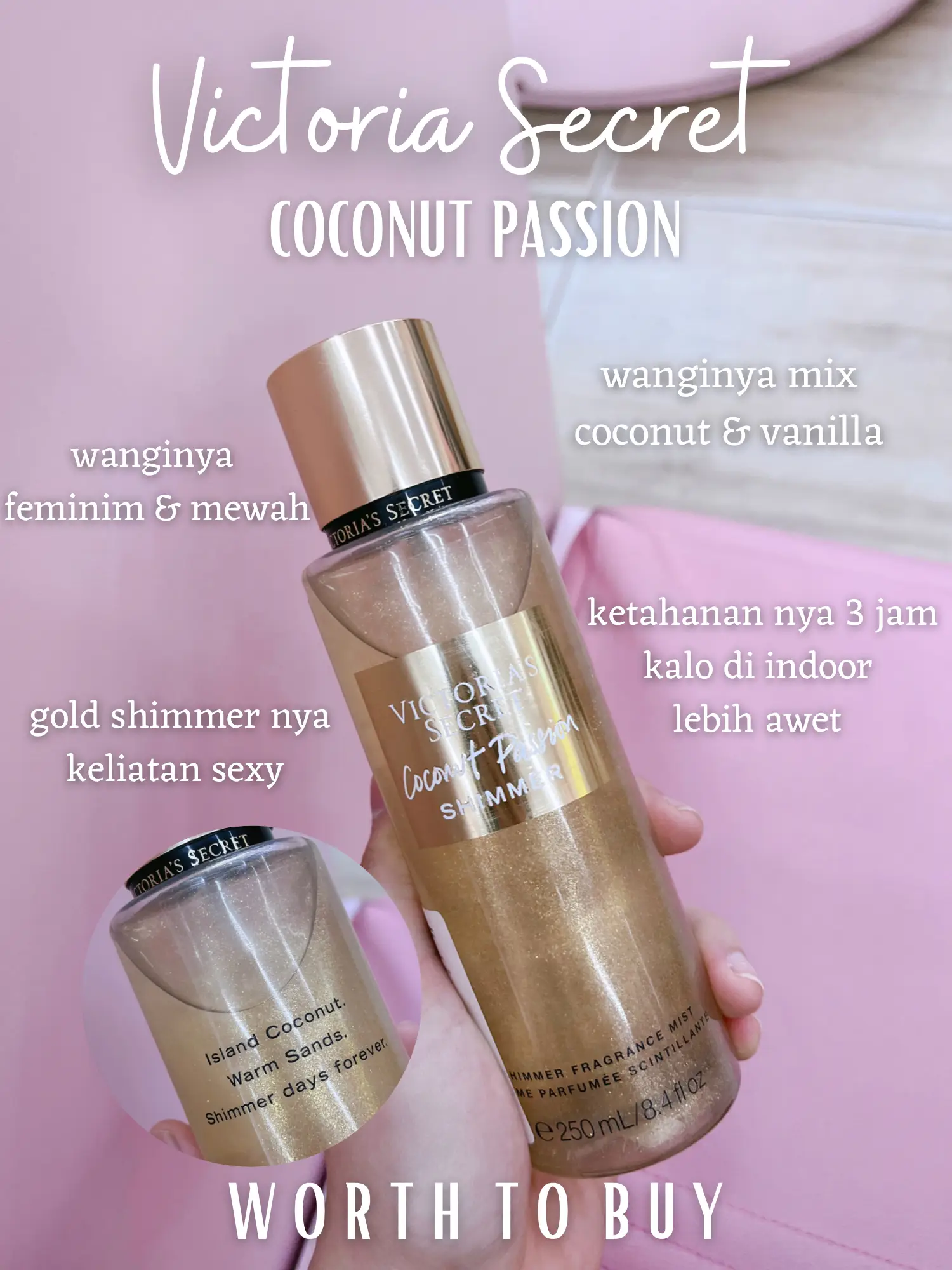 Victoria's Secret Coconut Craze Fragrance Mist 8.4 oz