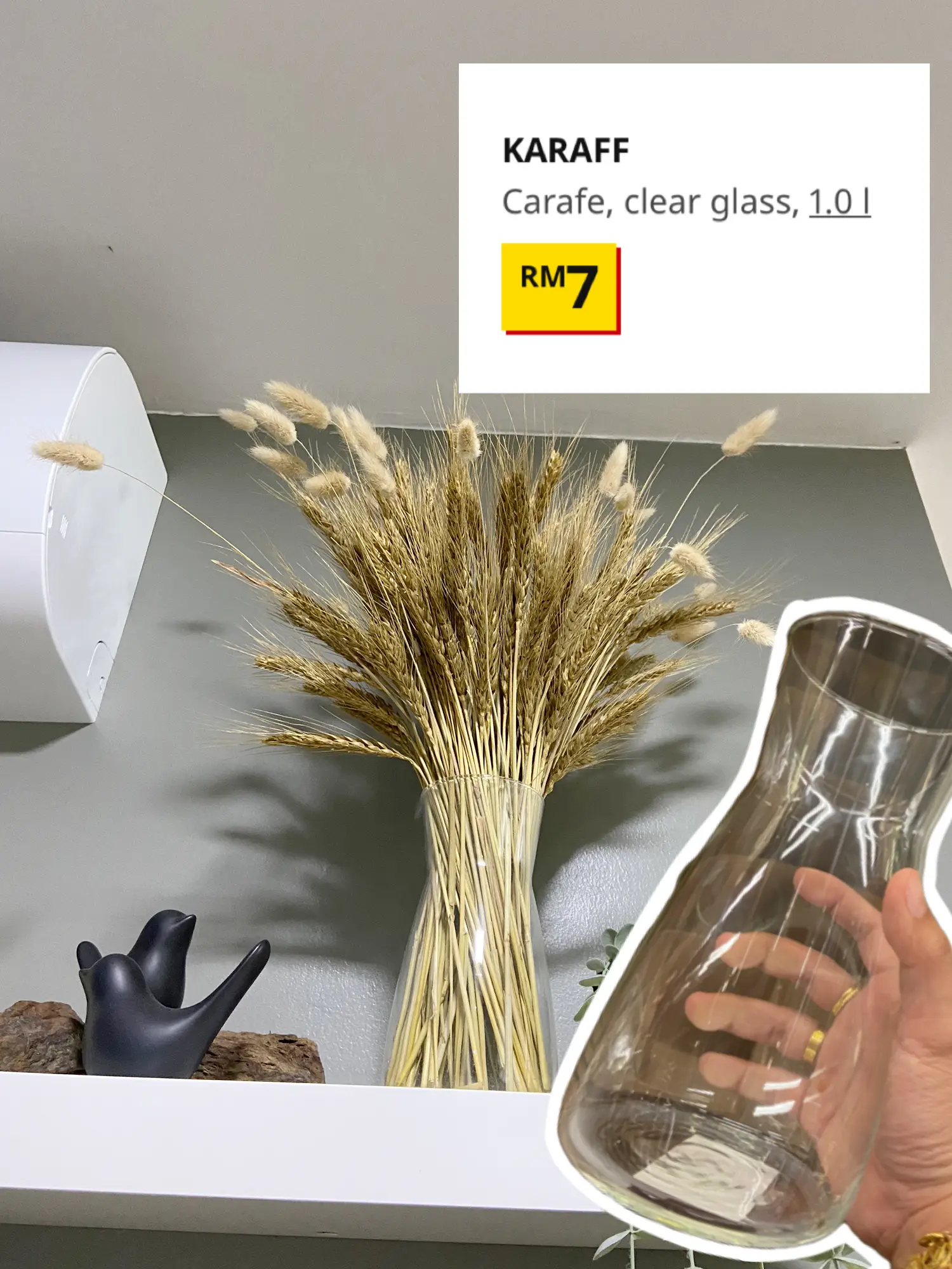 KARAFF Clear Glass Carafe - Popular & Stylish - IKEA